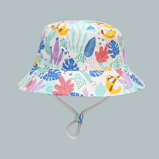 Kids Sun hat - sloth