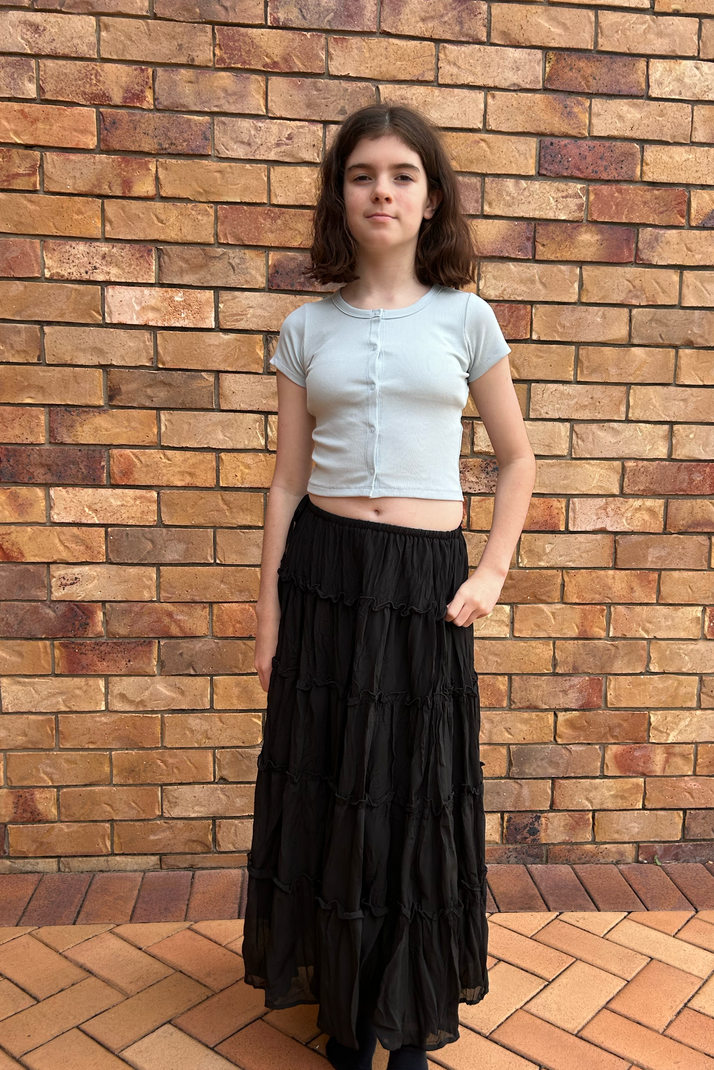 Drift Tiered Maxi Skirt