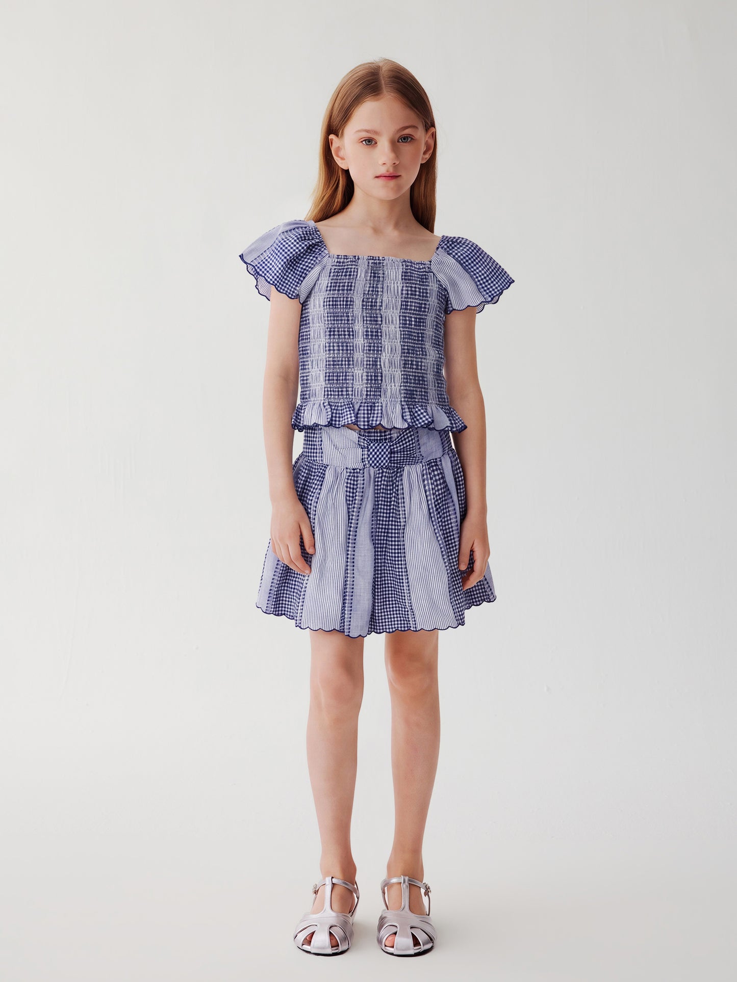 Newport Gingham Skirt