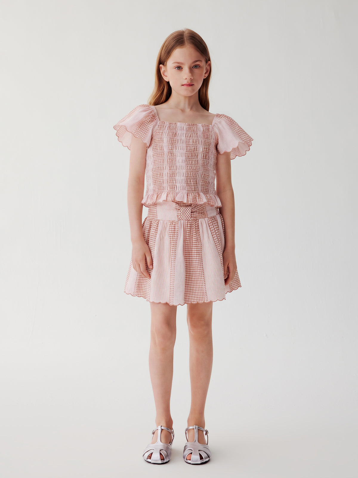 Newport Gingham Skirt