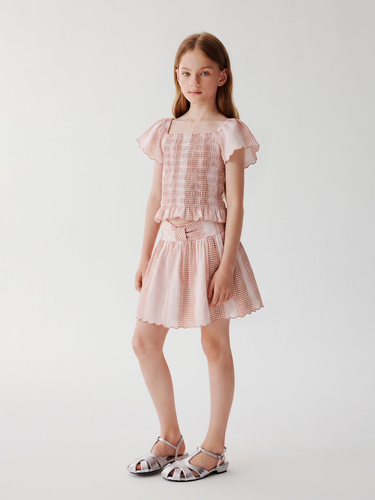 Newport Gingham Skirt