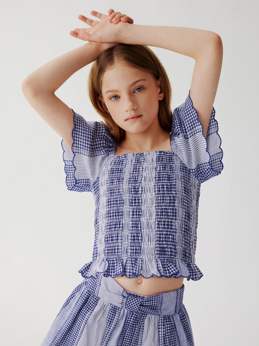 Newport Gingham Top