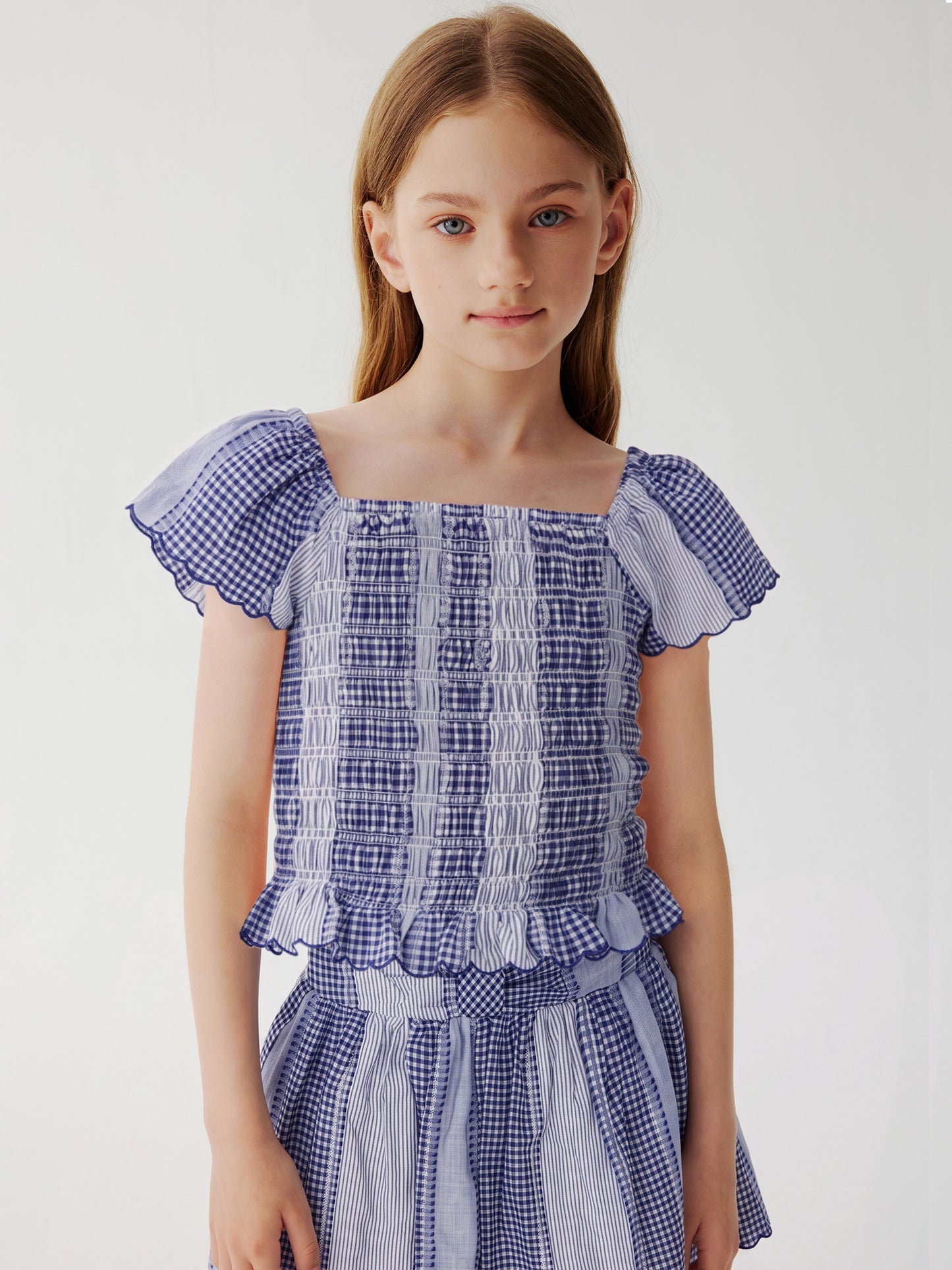 Newport Gingham Top