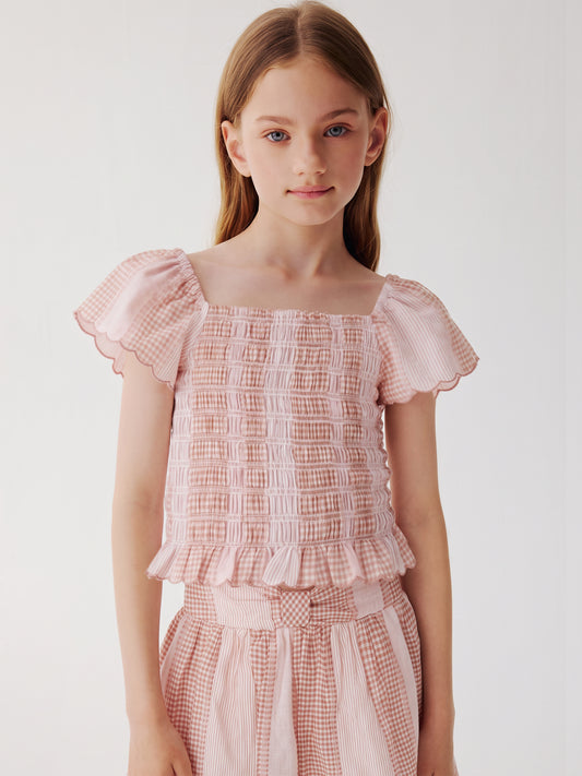 Newport Gingham Top
