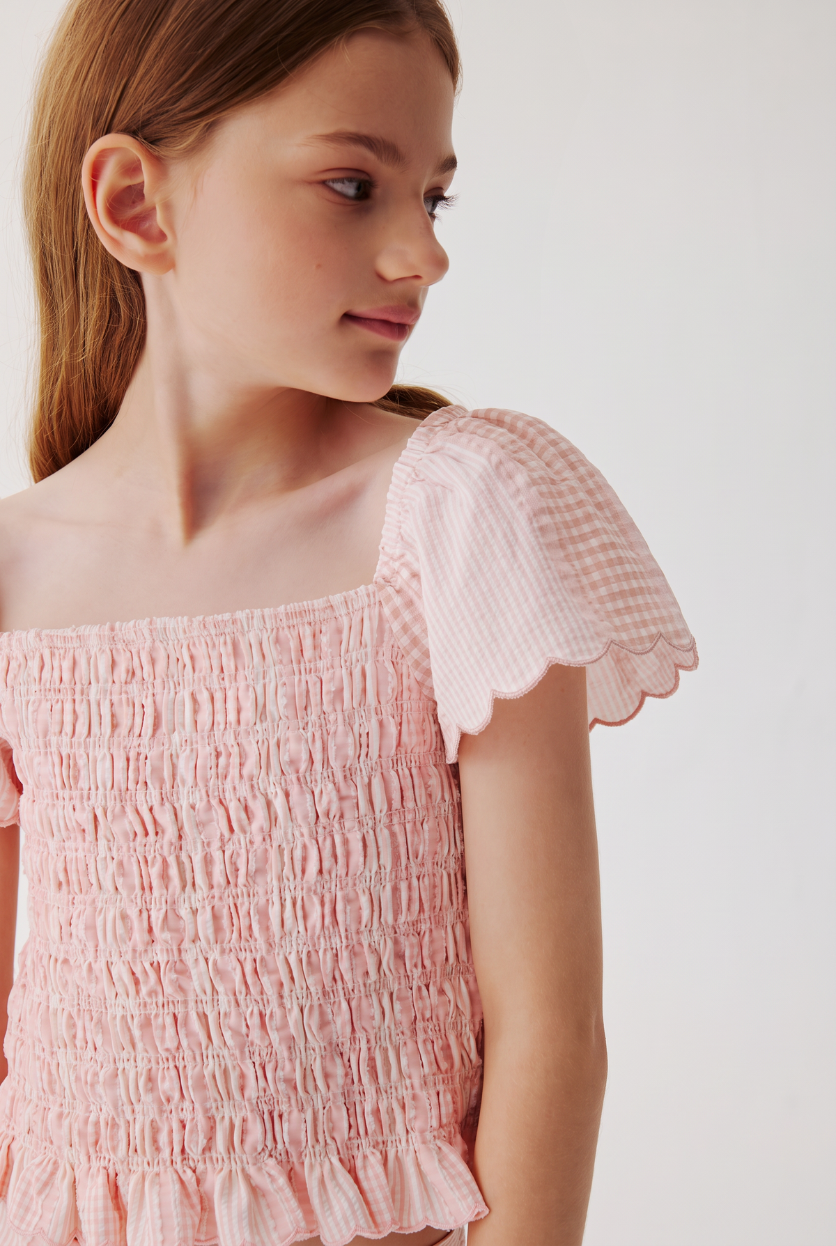 Newport Gingham Top