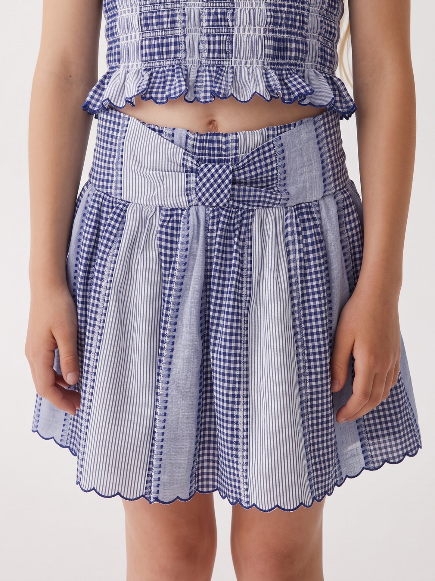 Newport Gingham Skirt