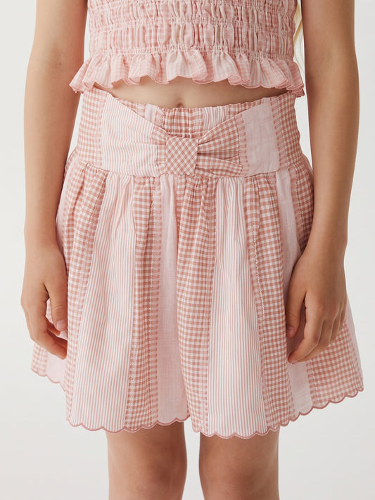 Newport Gingham Skirt