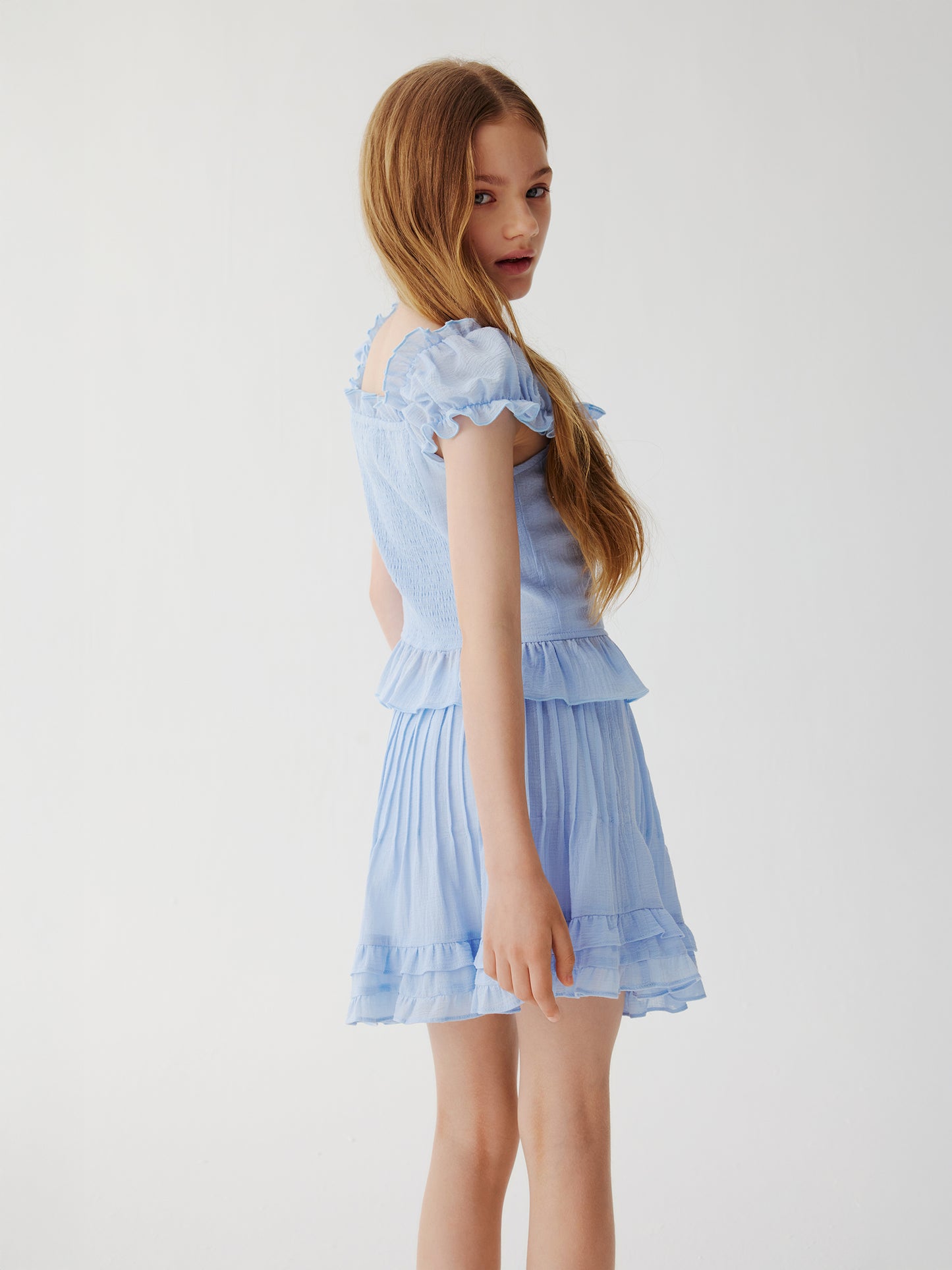High Tea Skirt Blue