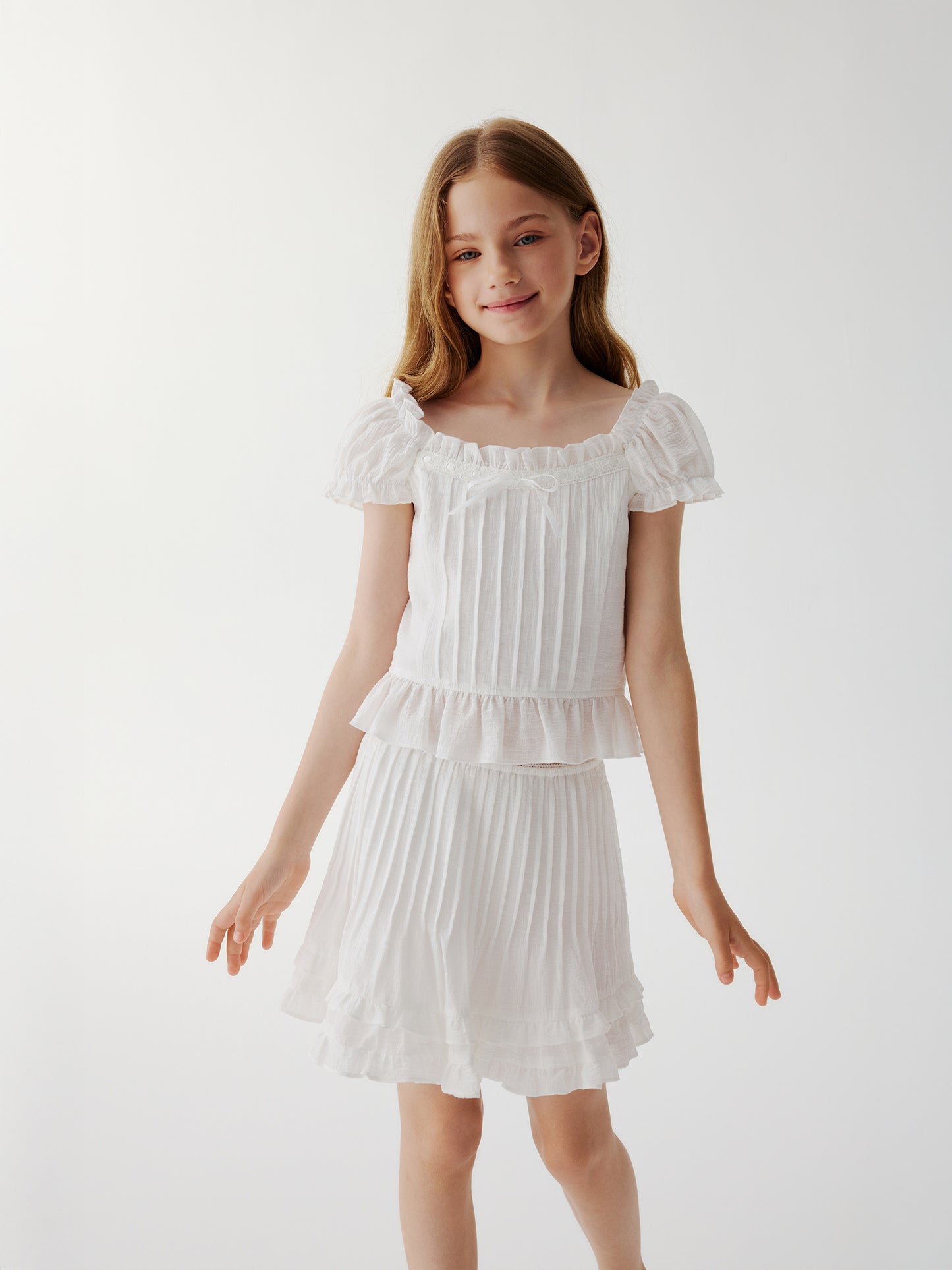 High Tea Skirt White