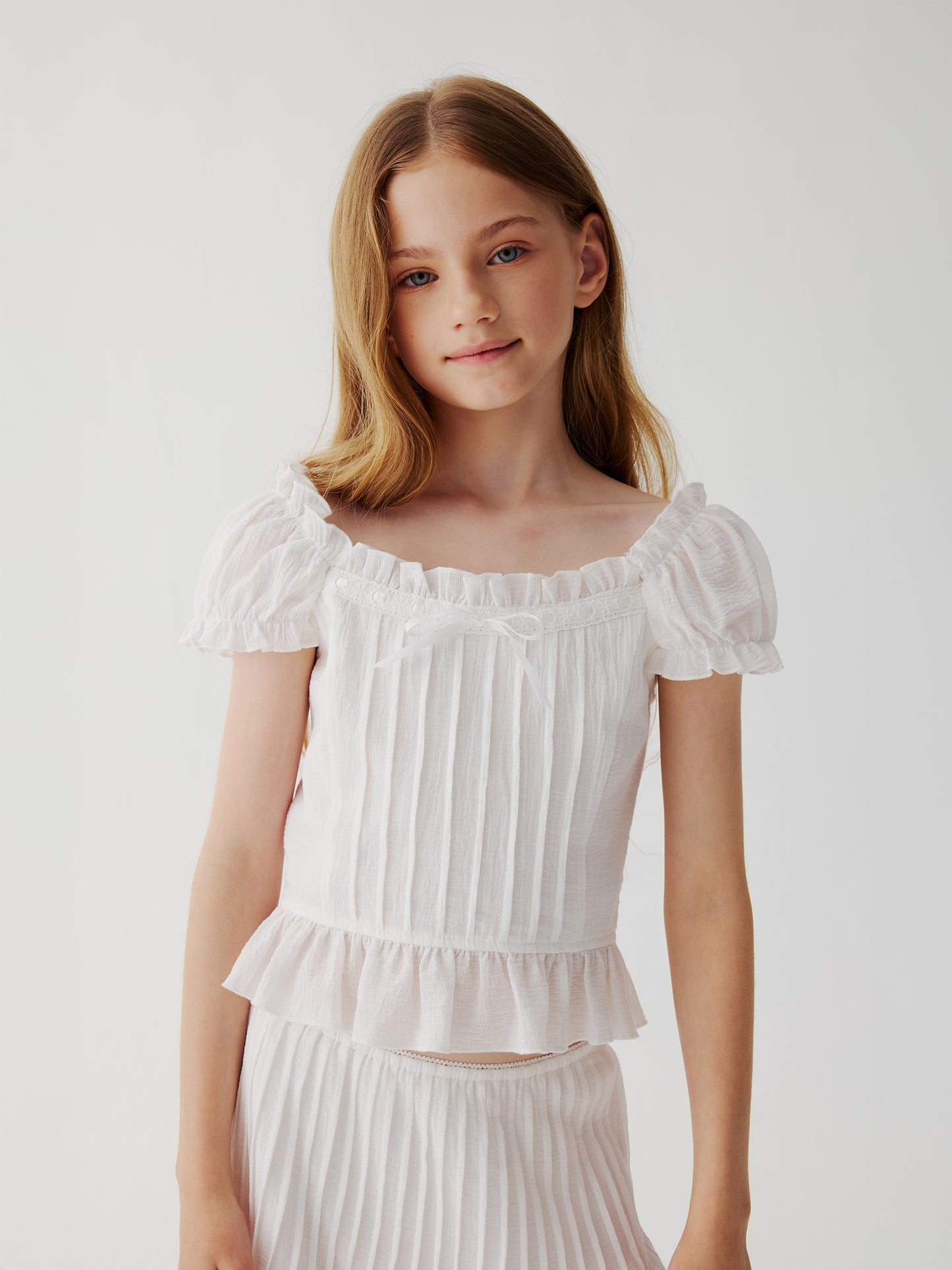 High Tea Top - white