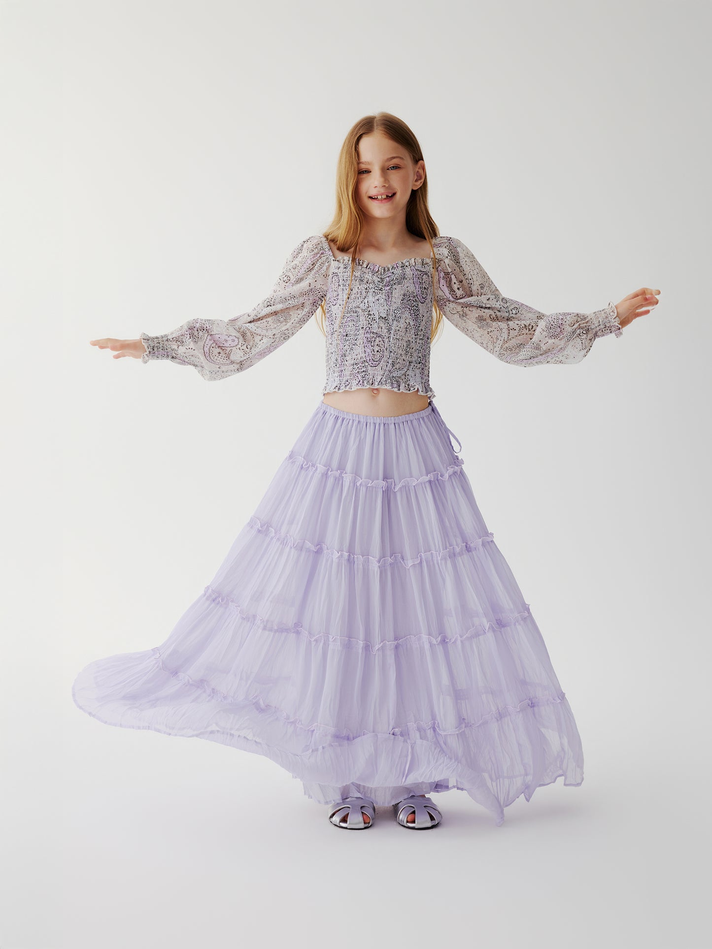 Drift Tiered Maxi Skirt