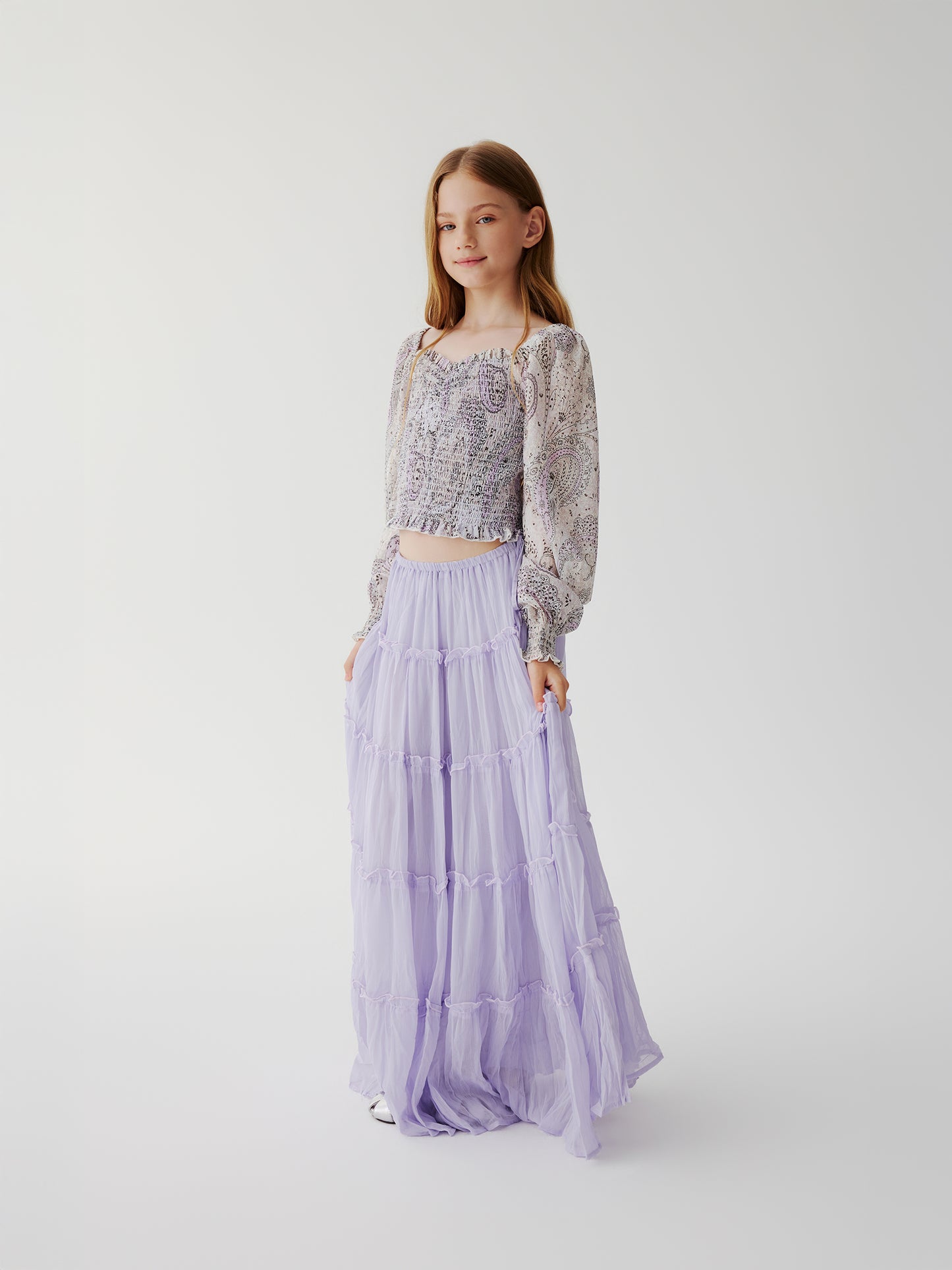 Drift Tiered Maxi Skirt