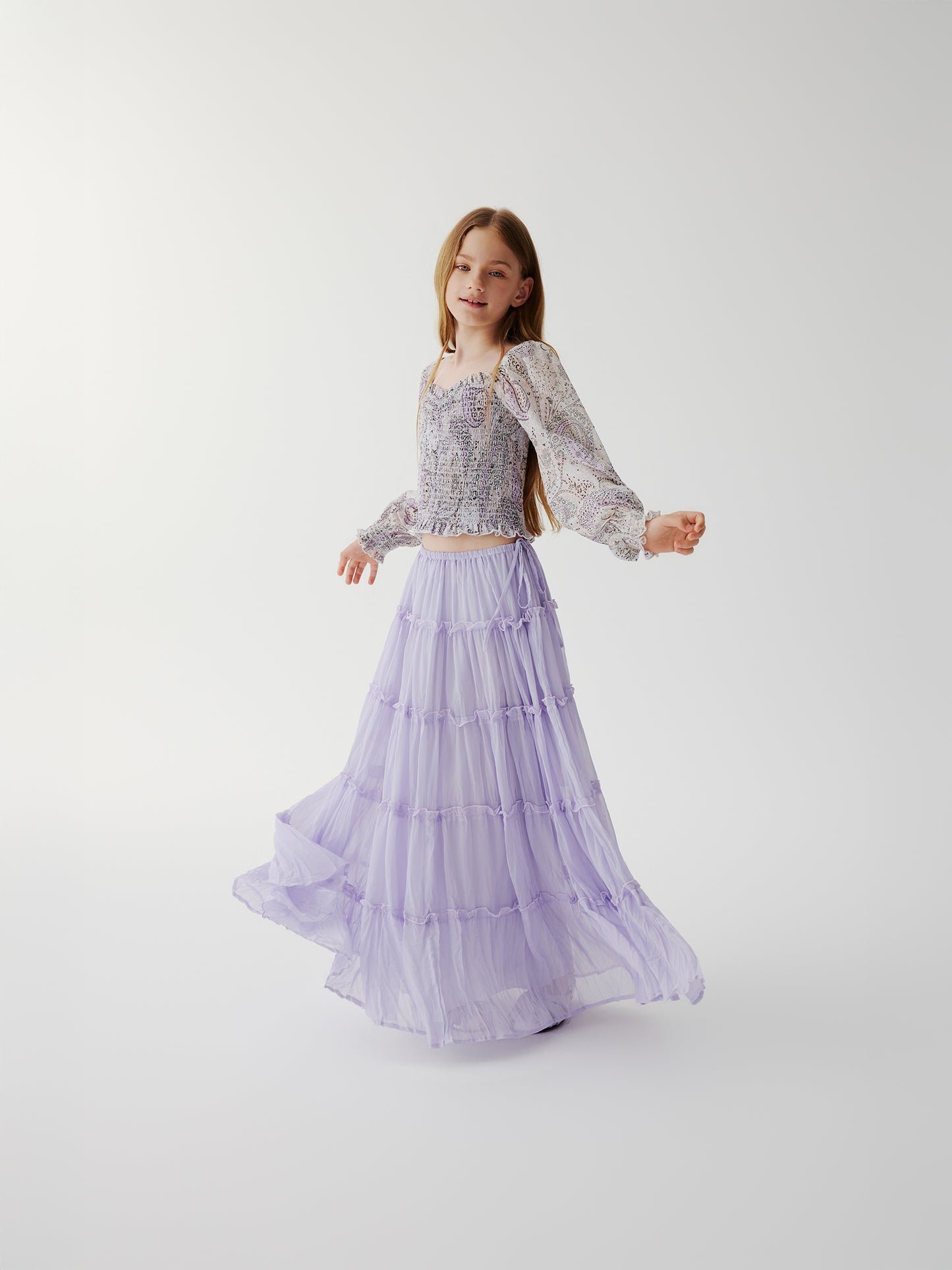 Drift Tiered Maxi Skirt