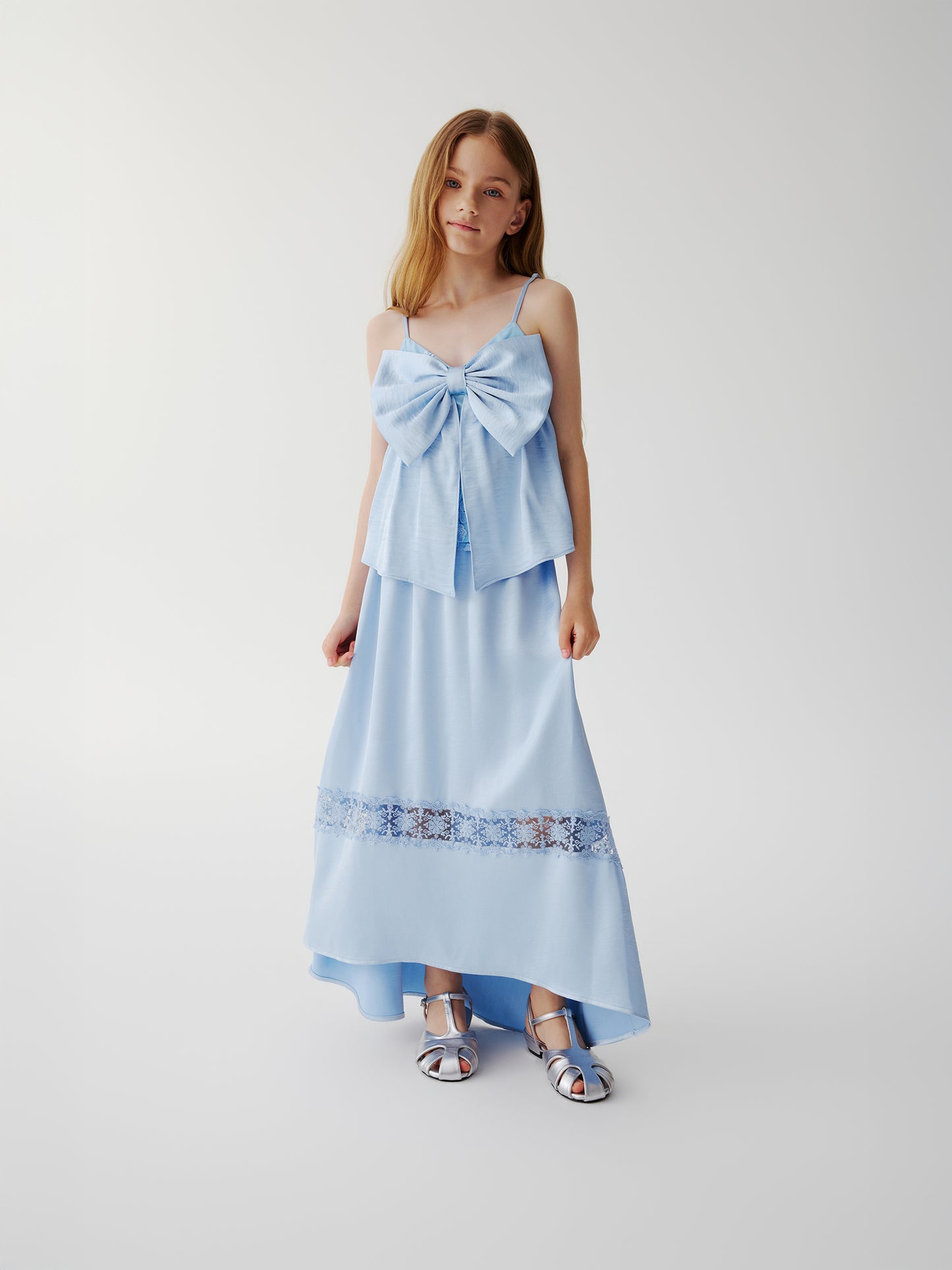 Pearl Bow Top (blue)