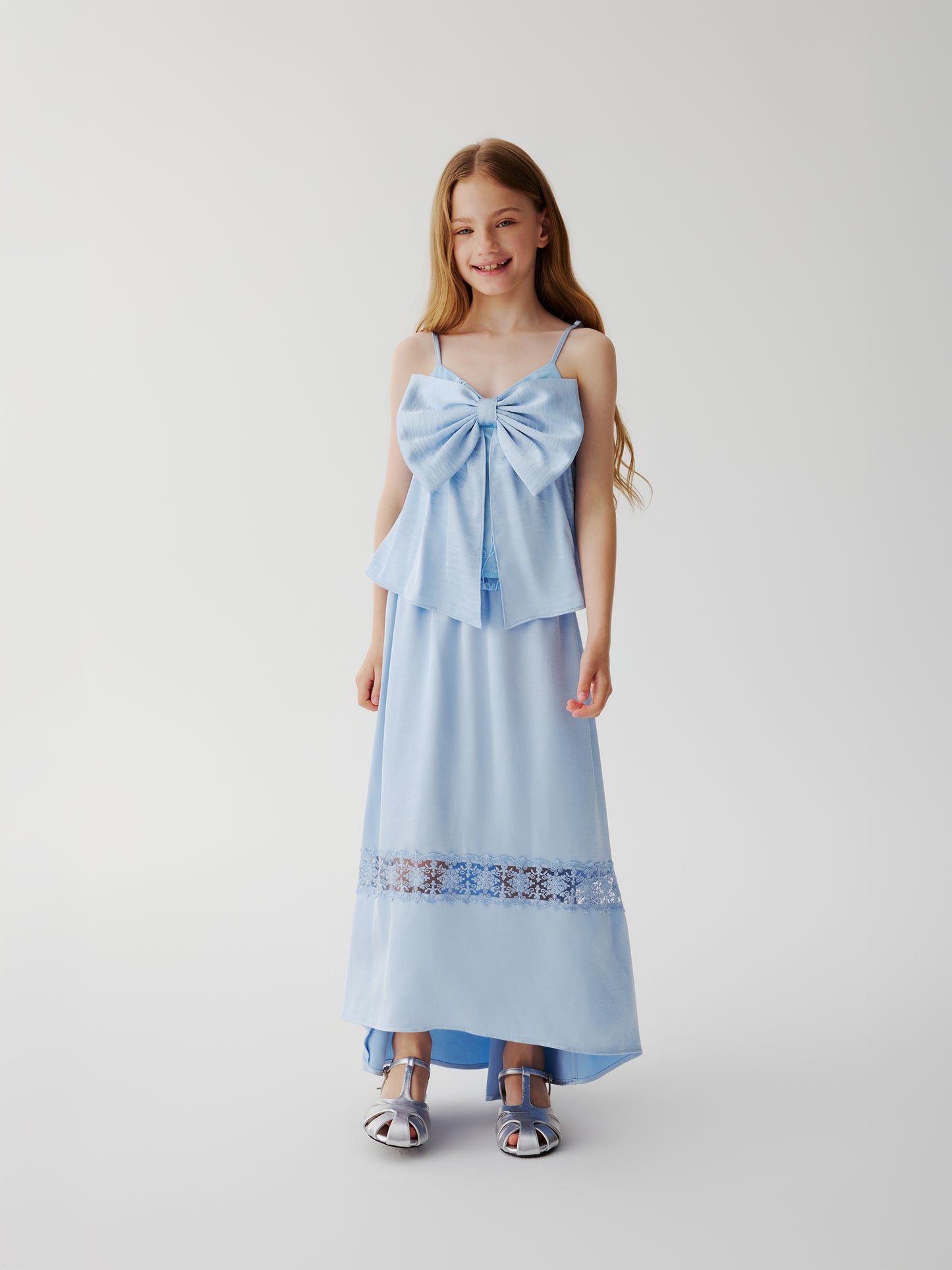 Pearl Bow Top (blue)