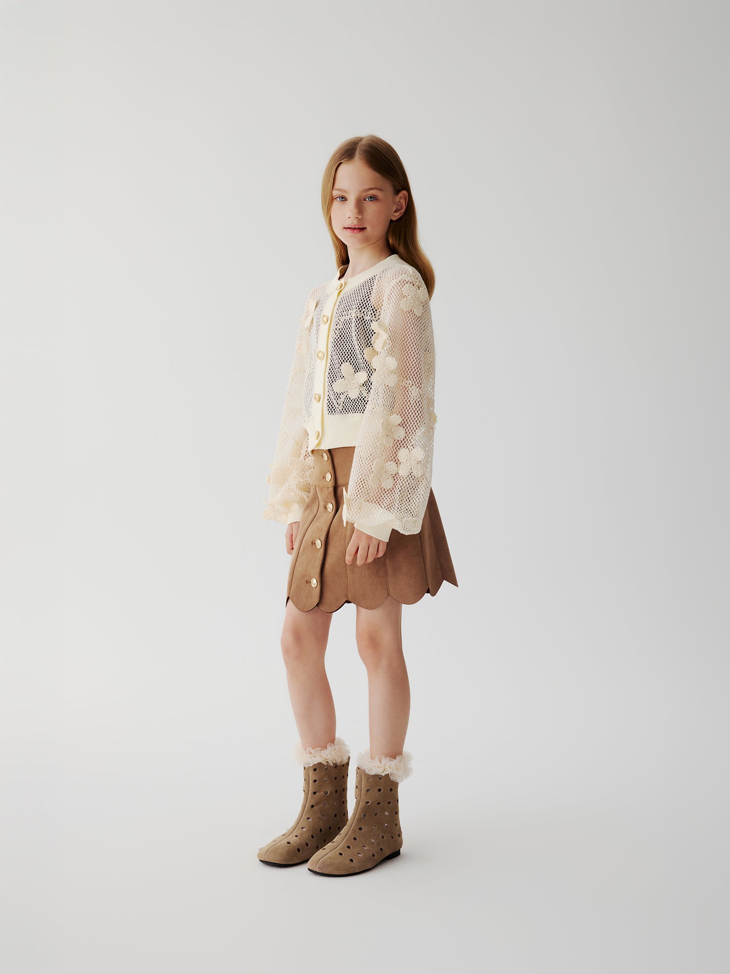 Sienna Bloom Cardigan (Cream)