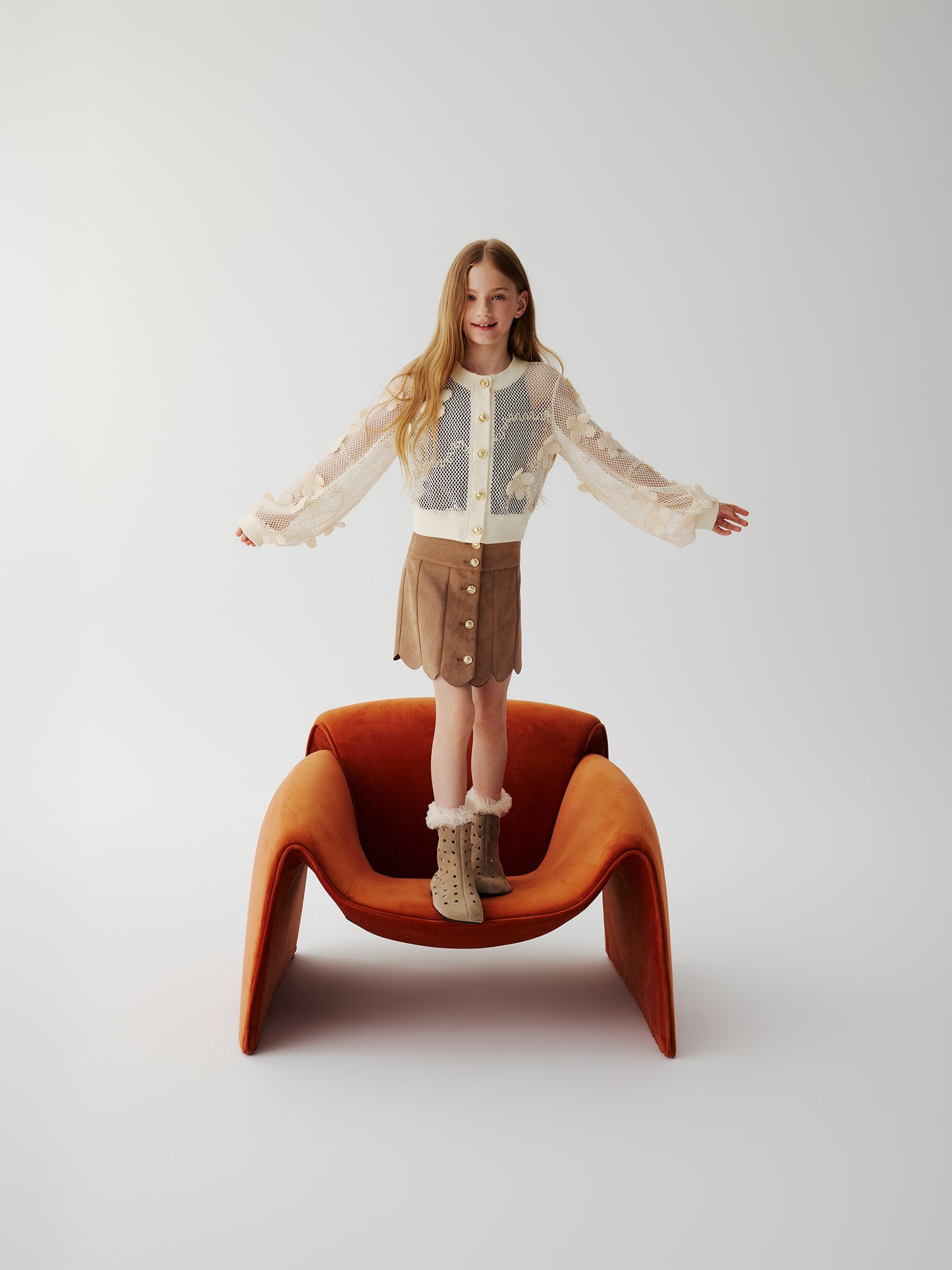 Sienna Bloom Cardigan (Cream)