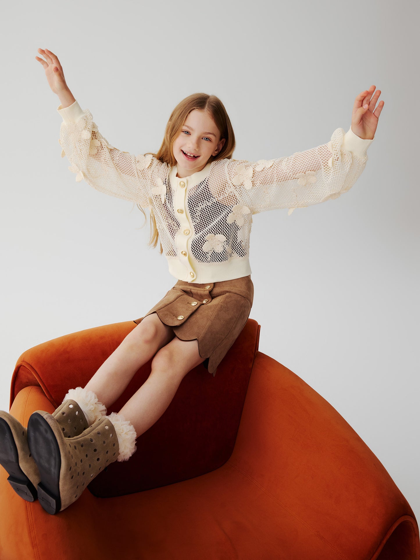 Sienna Bloom Cardigan (Cream)