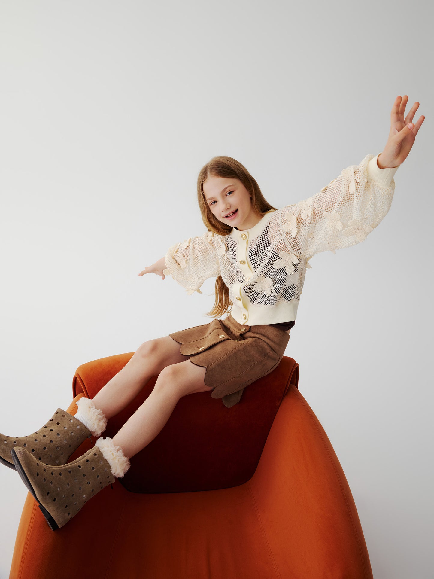 Sienna Bloom Cardigan (Cream)