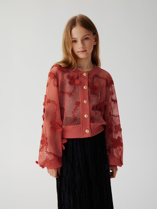Bloom Cardigan (Red)