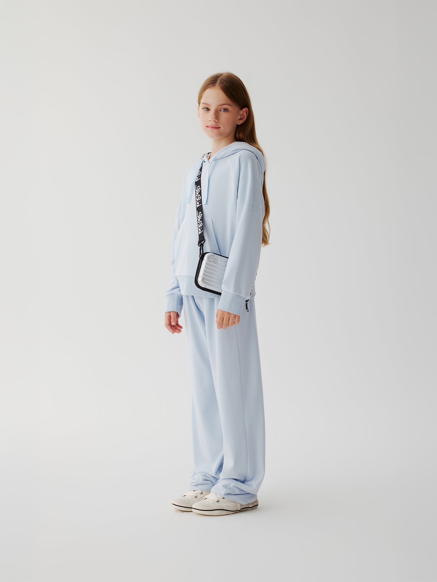 Soda Social towelling TrackSuit Pants (blue)