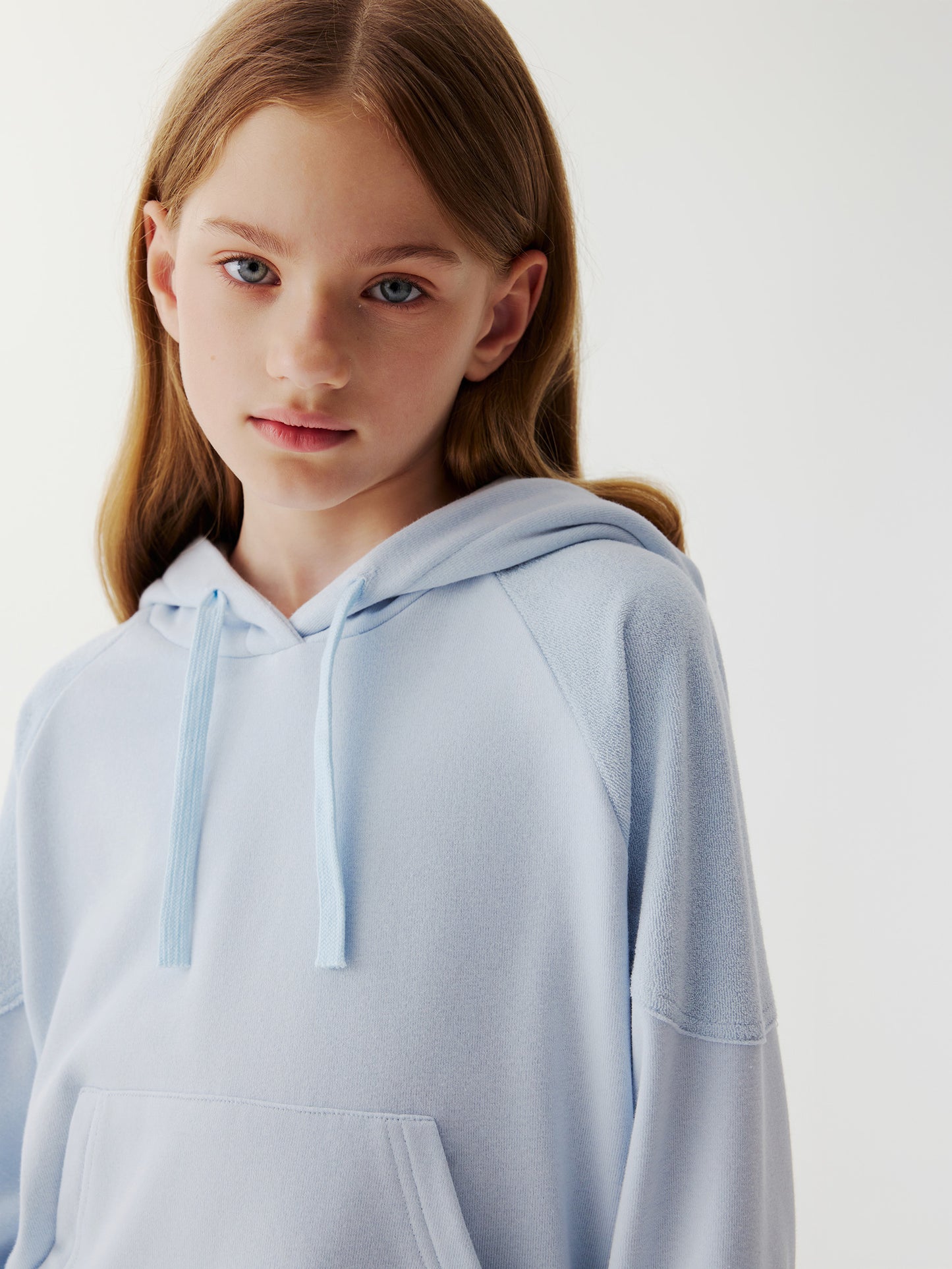 Soda Social Towelling Hoodie (blue)