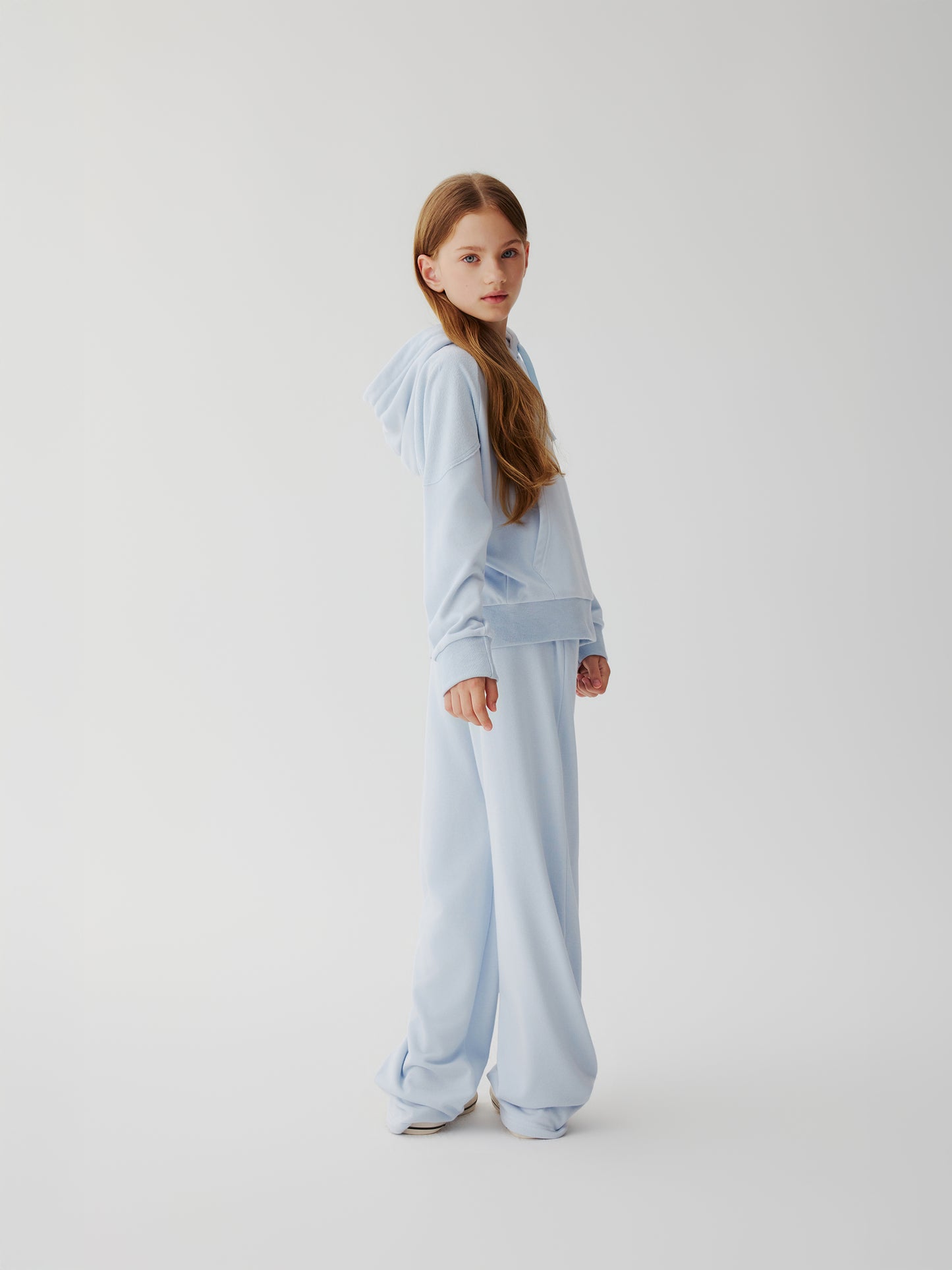 Soda Social towelling TrackSuit Pants (blue)