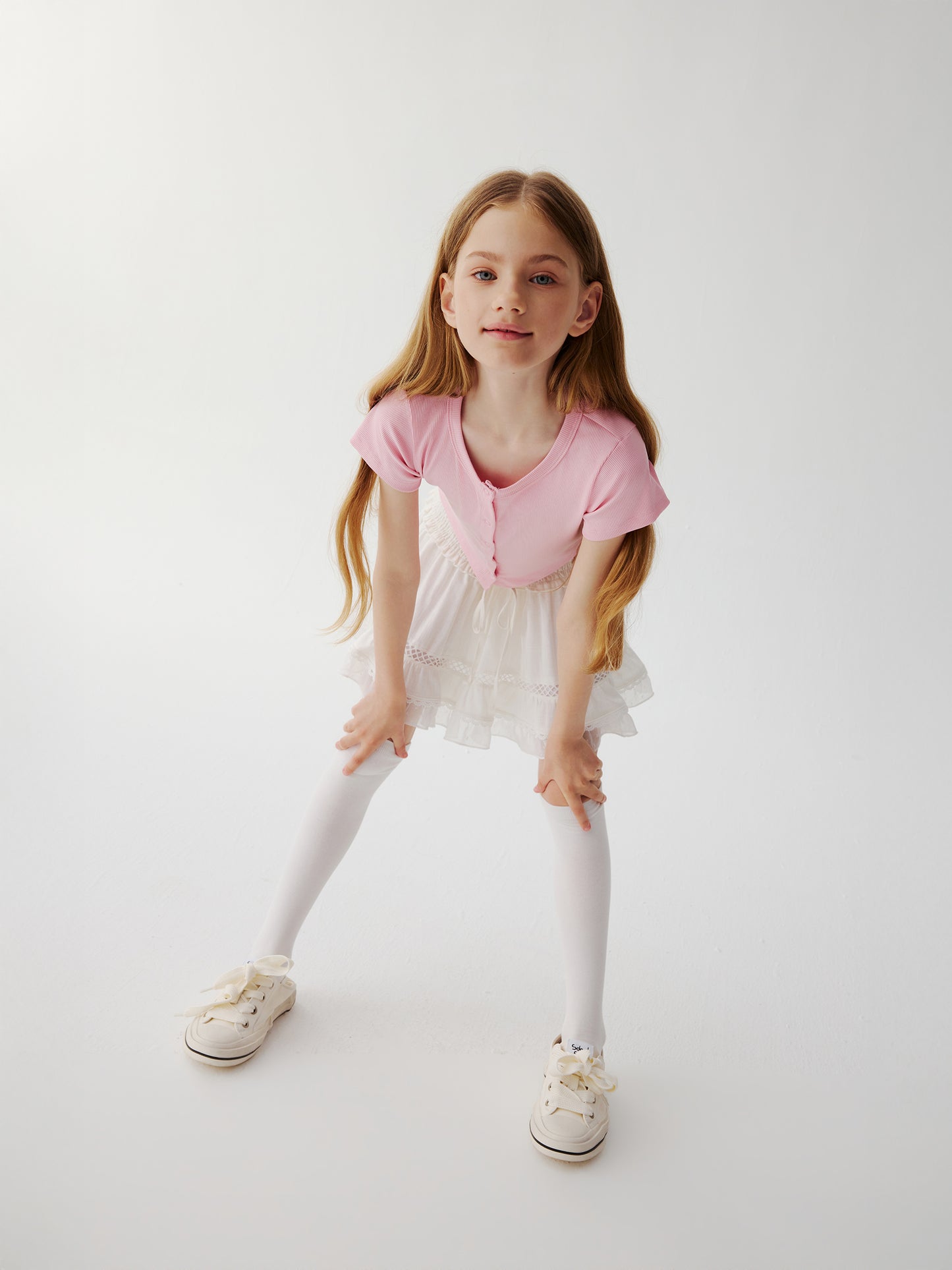 Bayside Rib Button Top