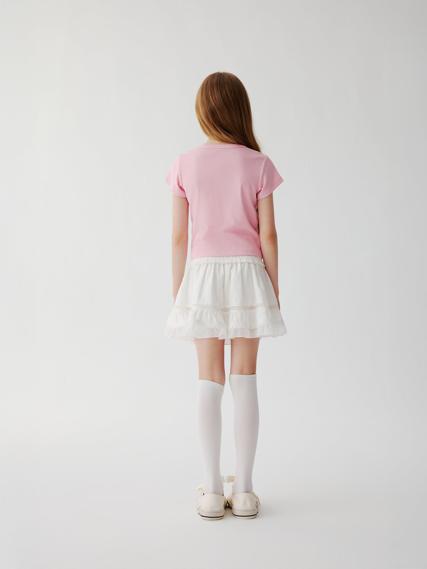 Bayside Rib Button Top