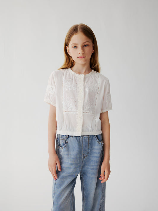 Isabelle Embroidered Top
