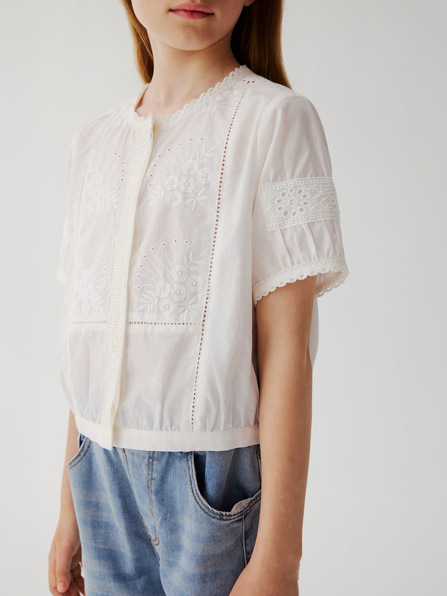Isabelle Embroidered Top