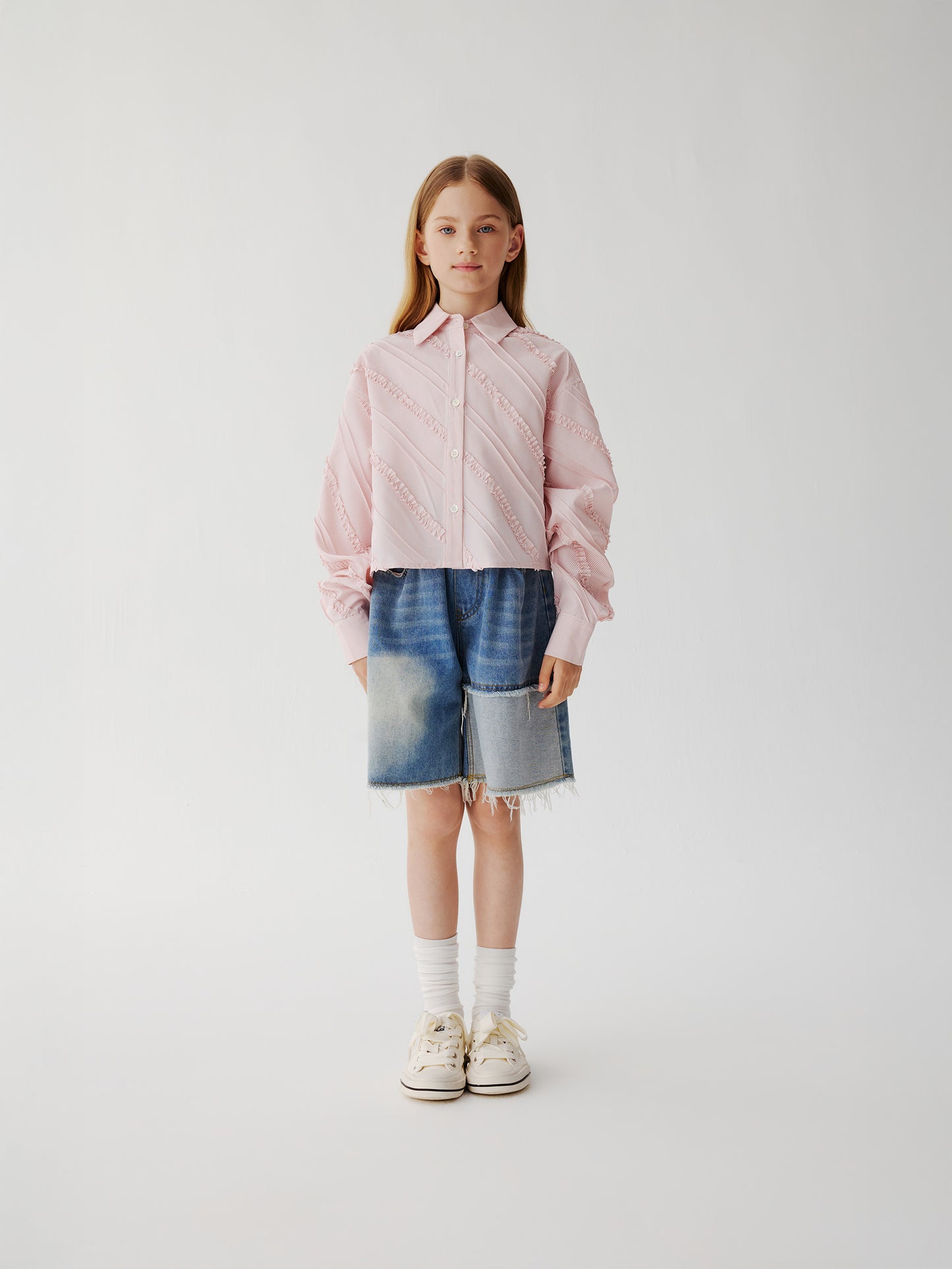 Blush Fringe Shirt