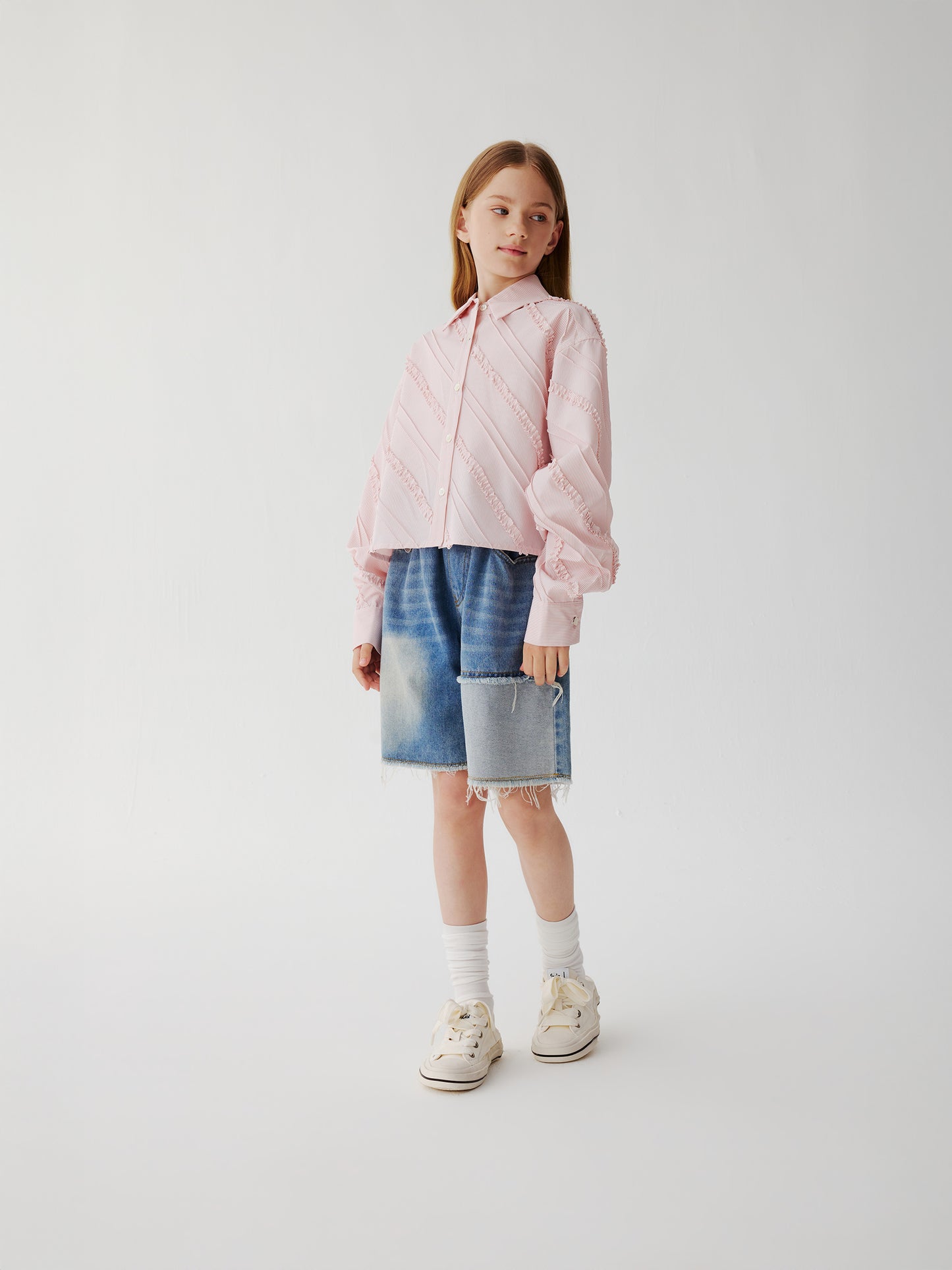 Blush Fringe Shirt