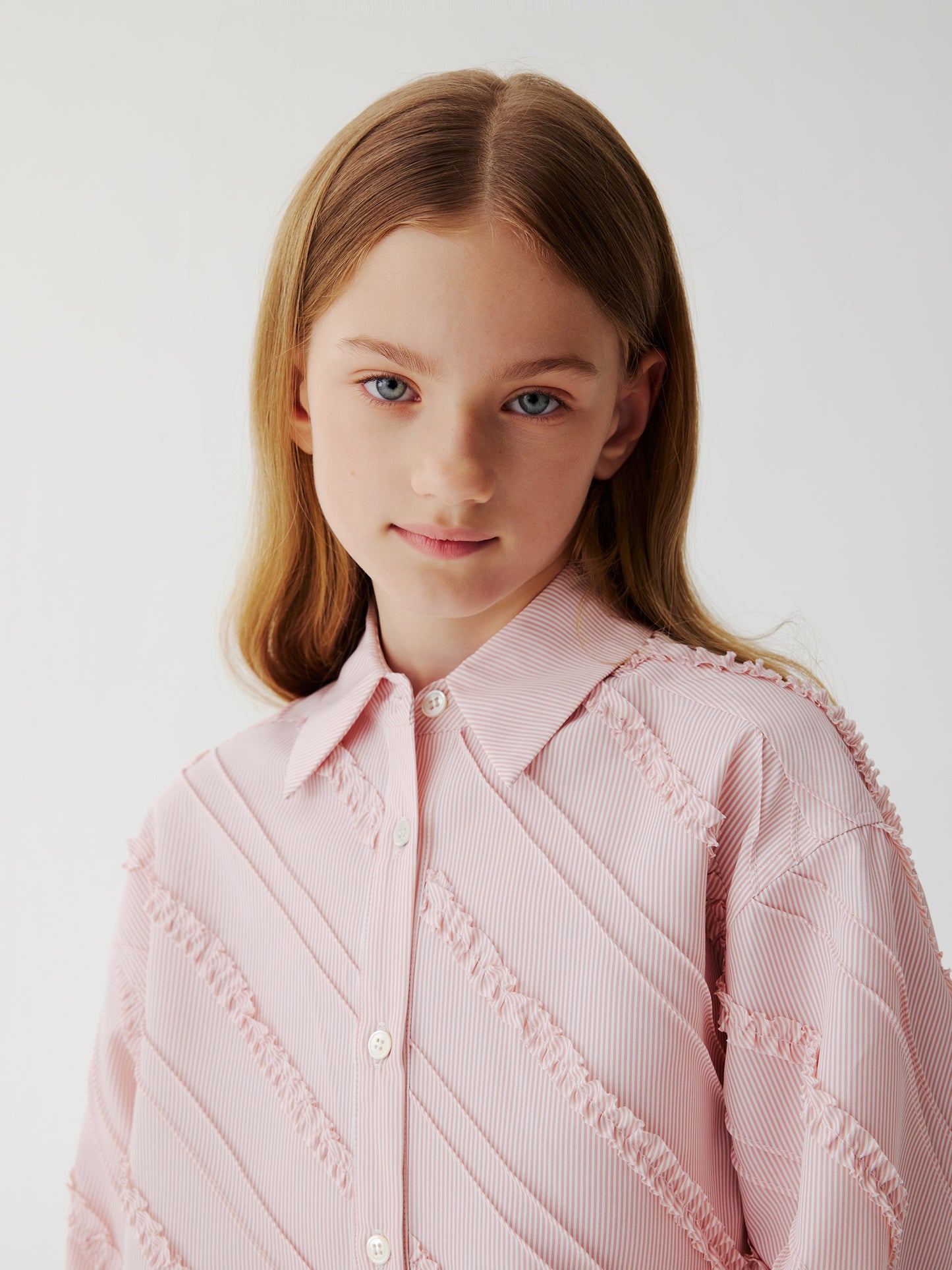 Blush Fringe Shirt