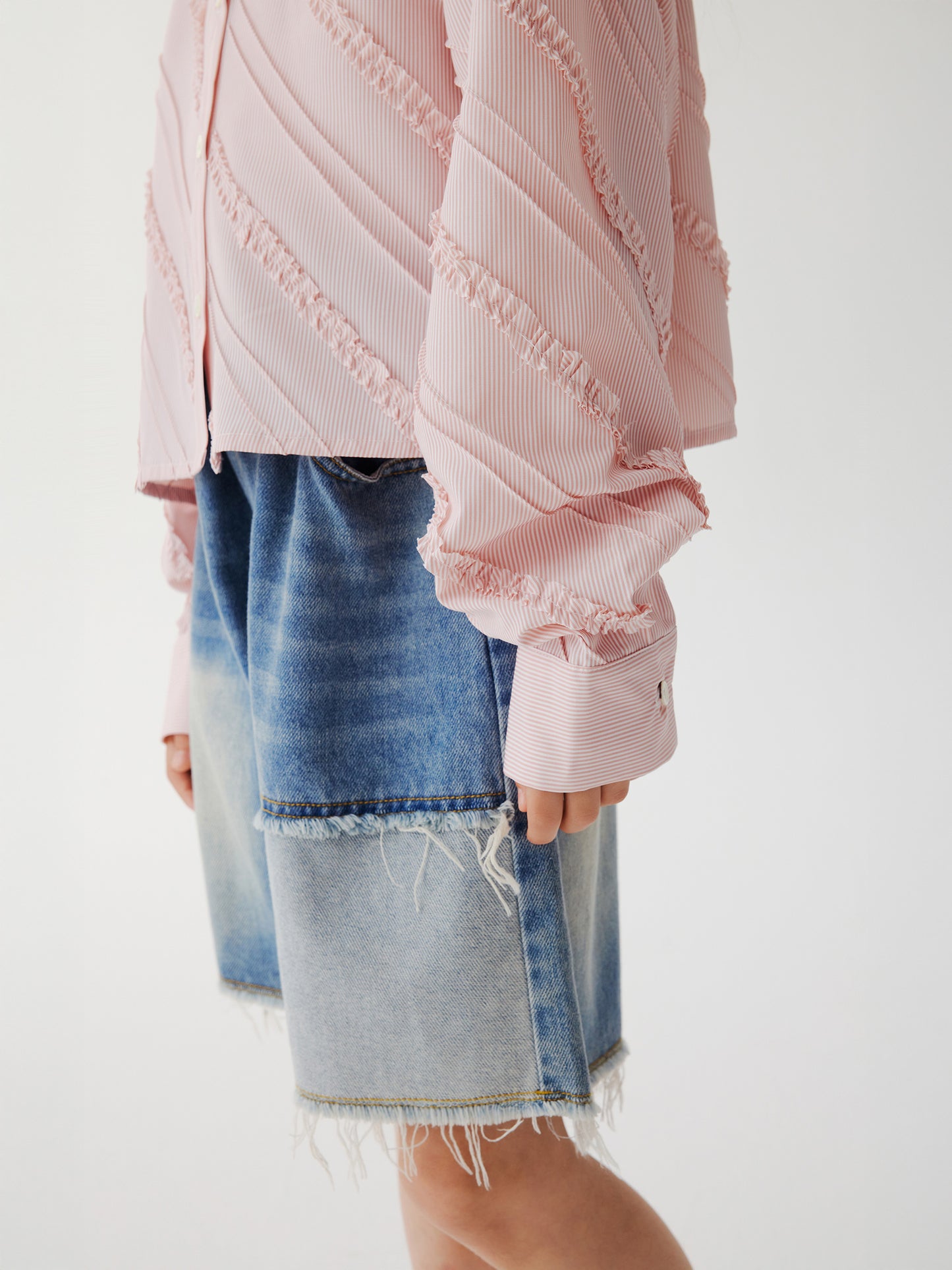 Blush Fringe Shirt