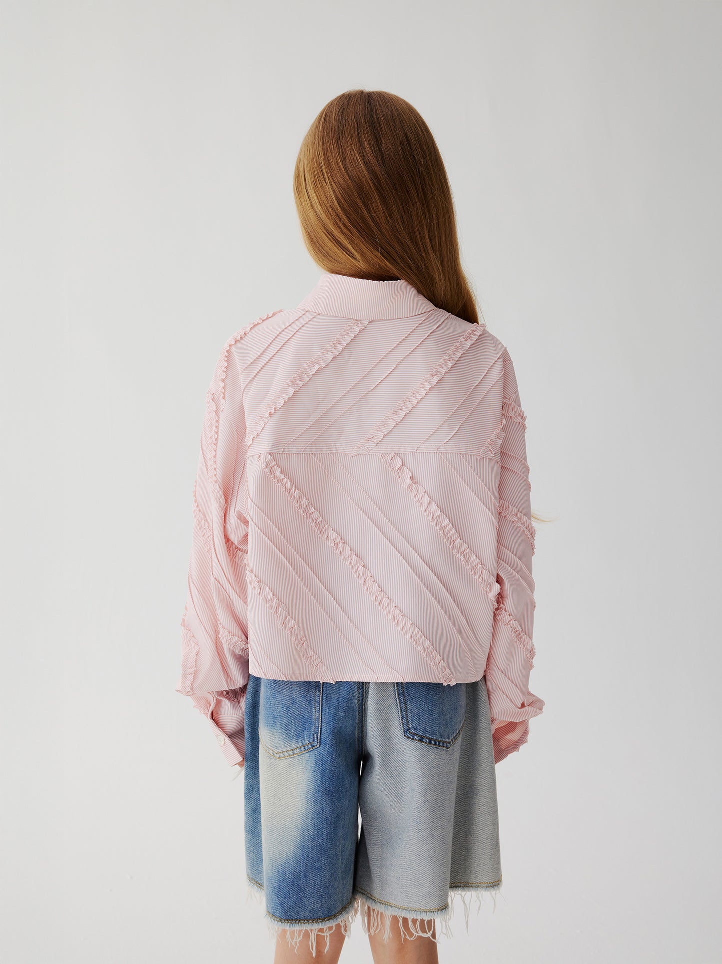 Blush Fringe Shirt