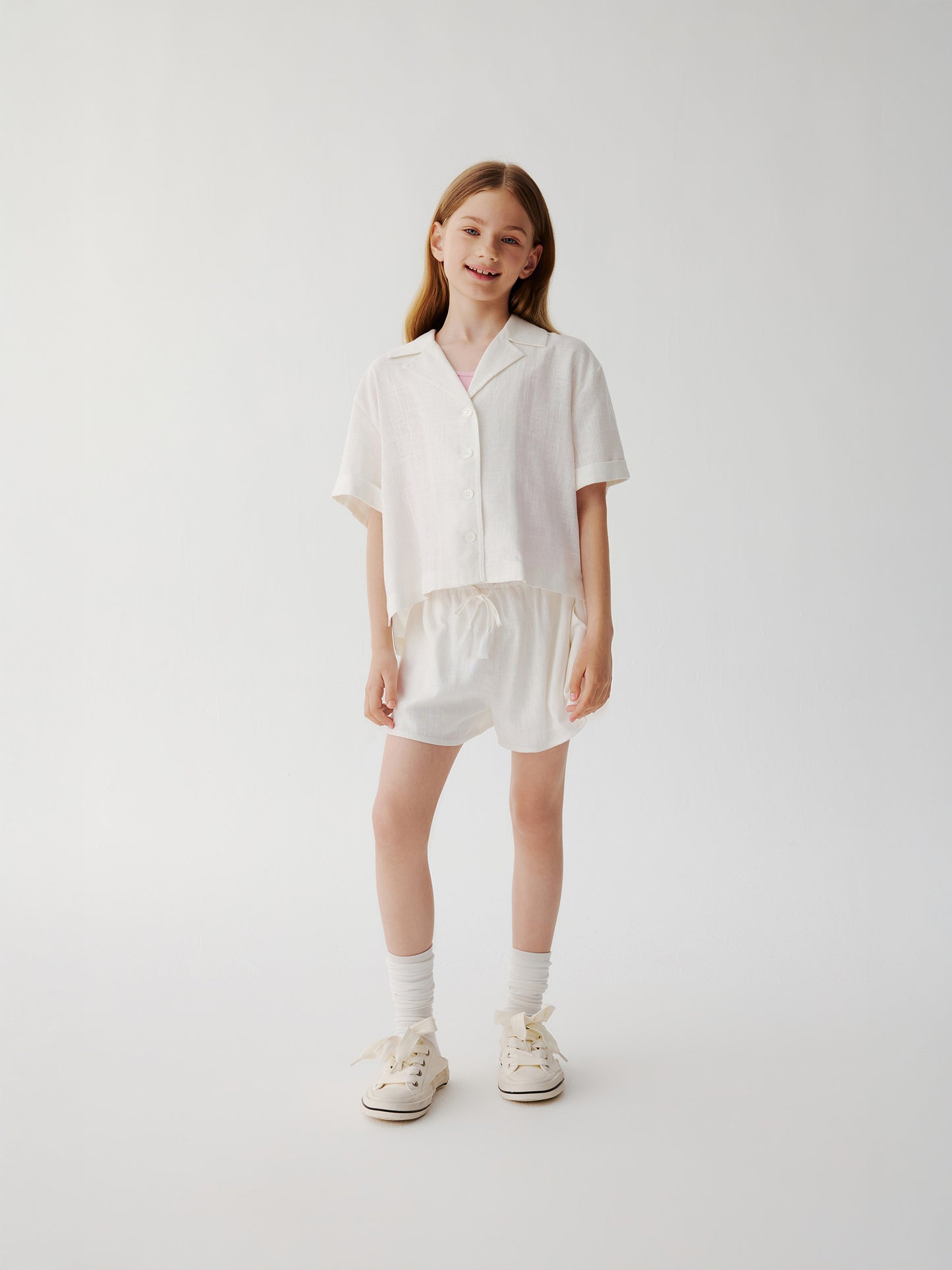 Marina Linen Short (White)