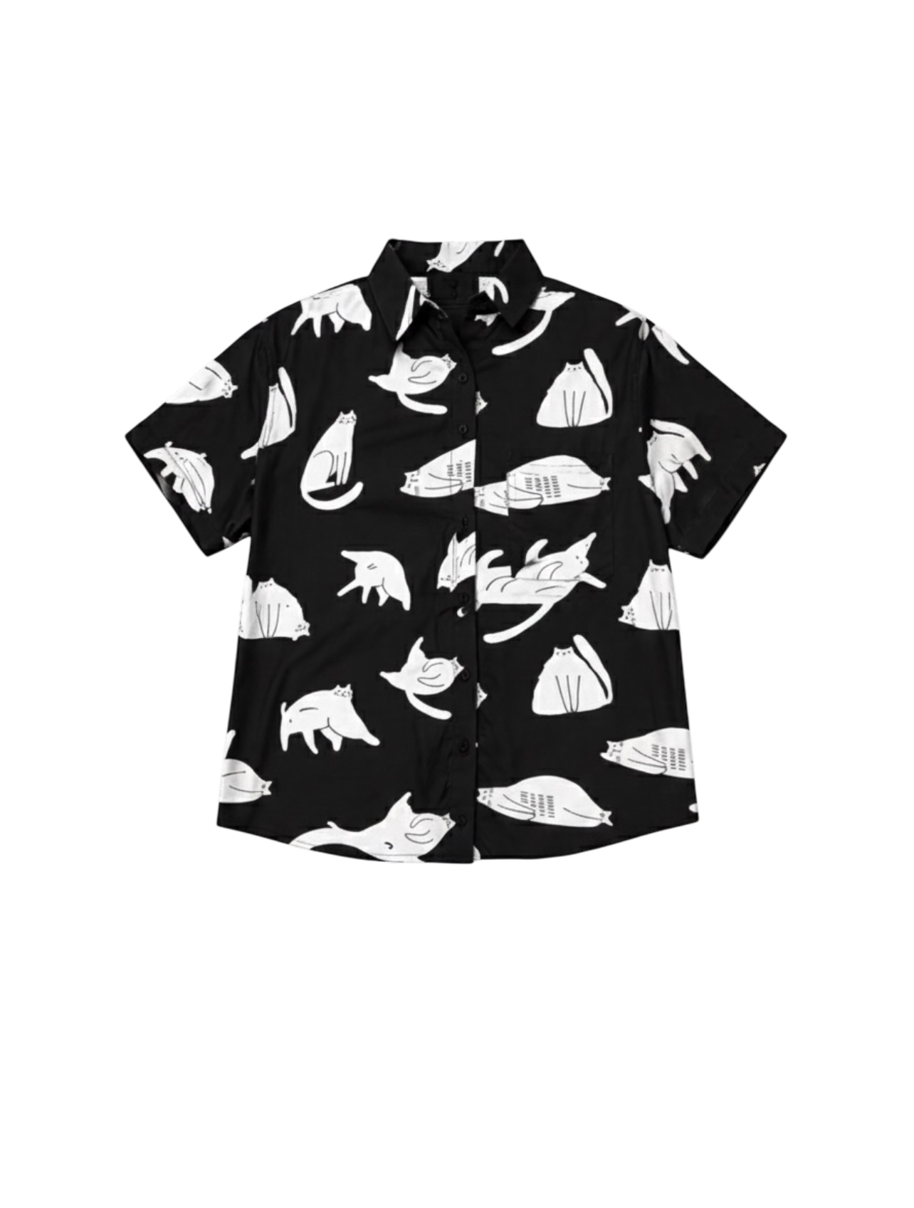 Jess Collar Shirt - Cat