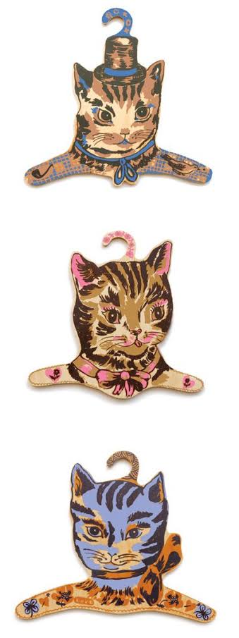 nathalie lété miaou pink coat hanger