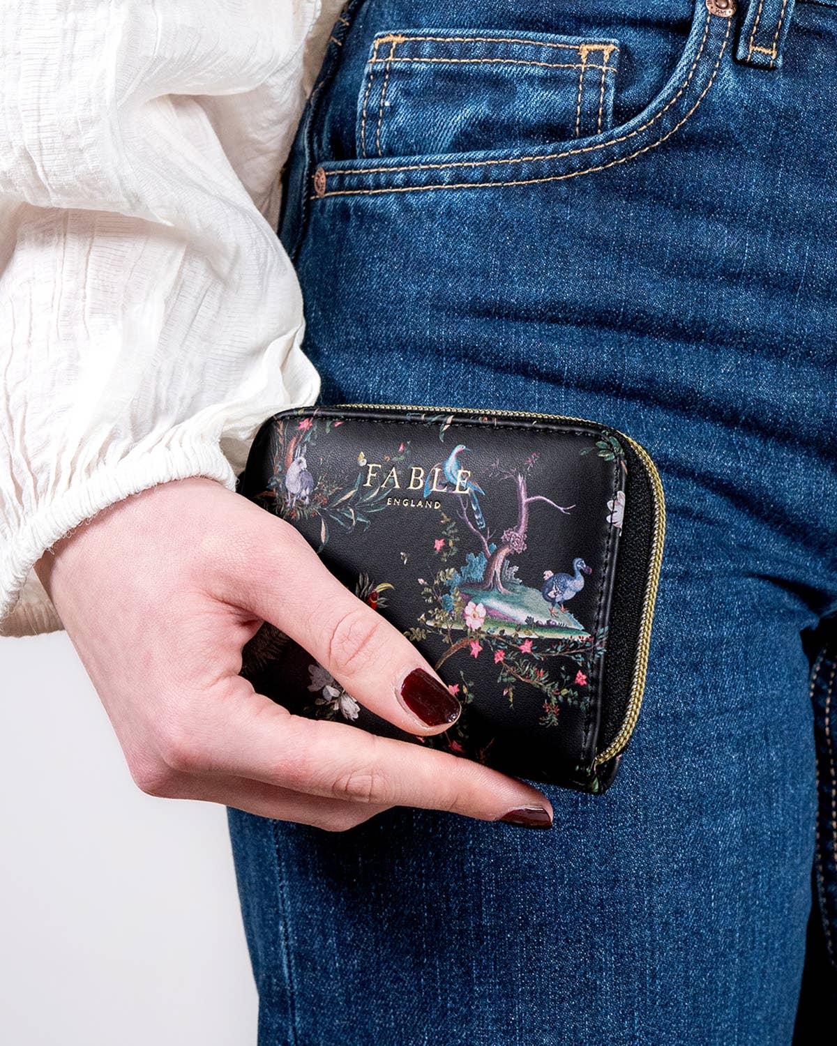 FABLE Wonderland Black Small Wallet