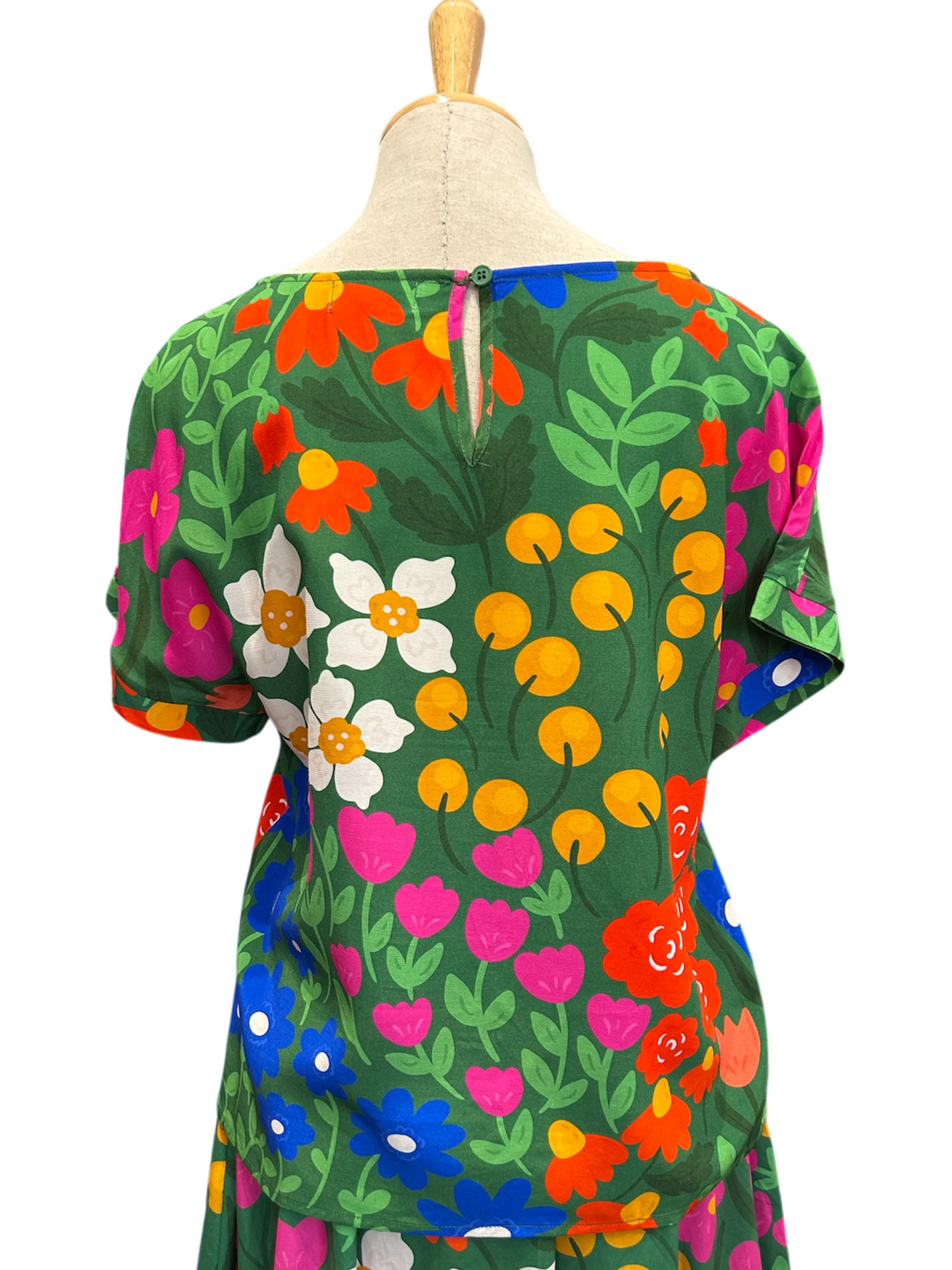 Freya Top - colourful meadow