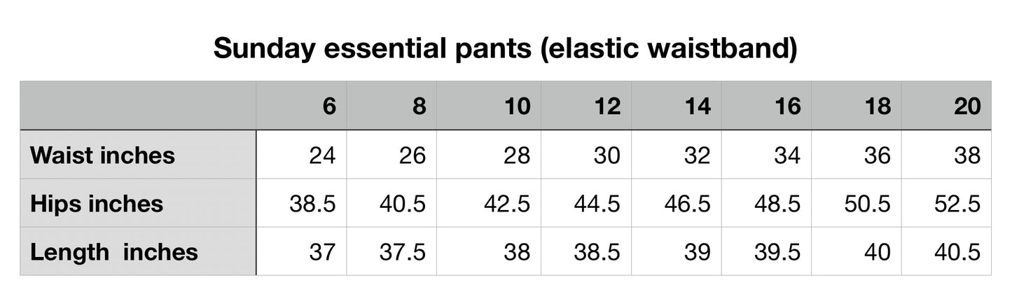 Sunday Essential Pants - Linen/Cotton