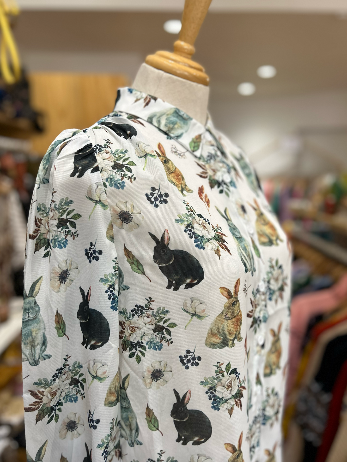 Madeline Top - rabbit white (CLEARANCE SALE)