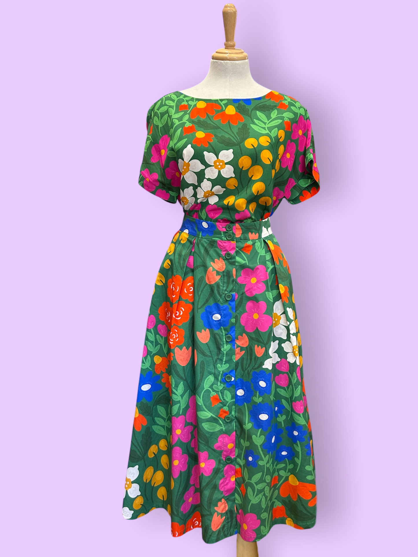 Ashley Skirt - Colourful Meadow