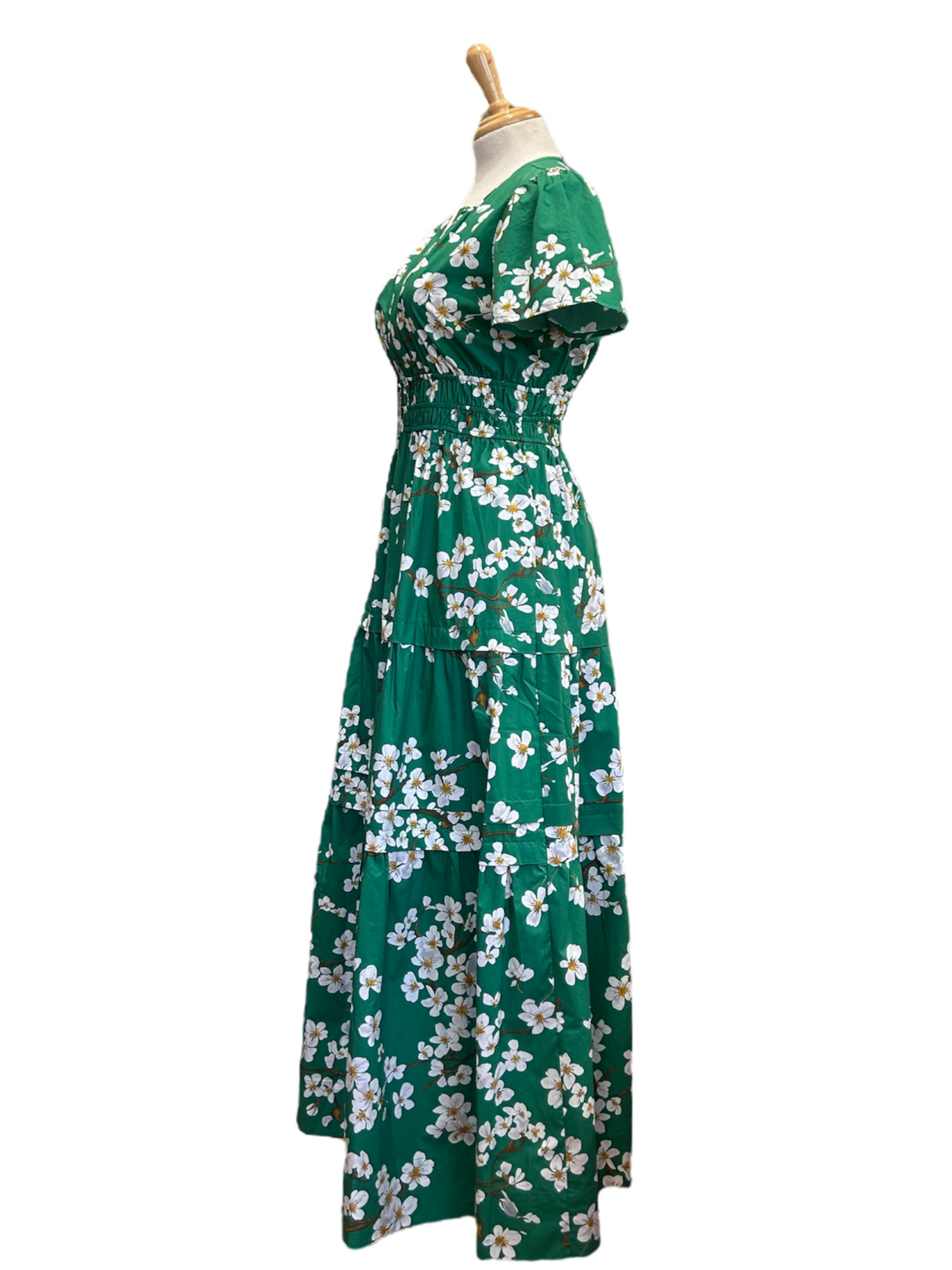 Hanna Dress - Blossom Green (Size 16 ONLY)