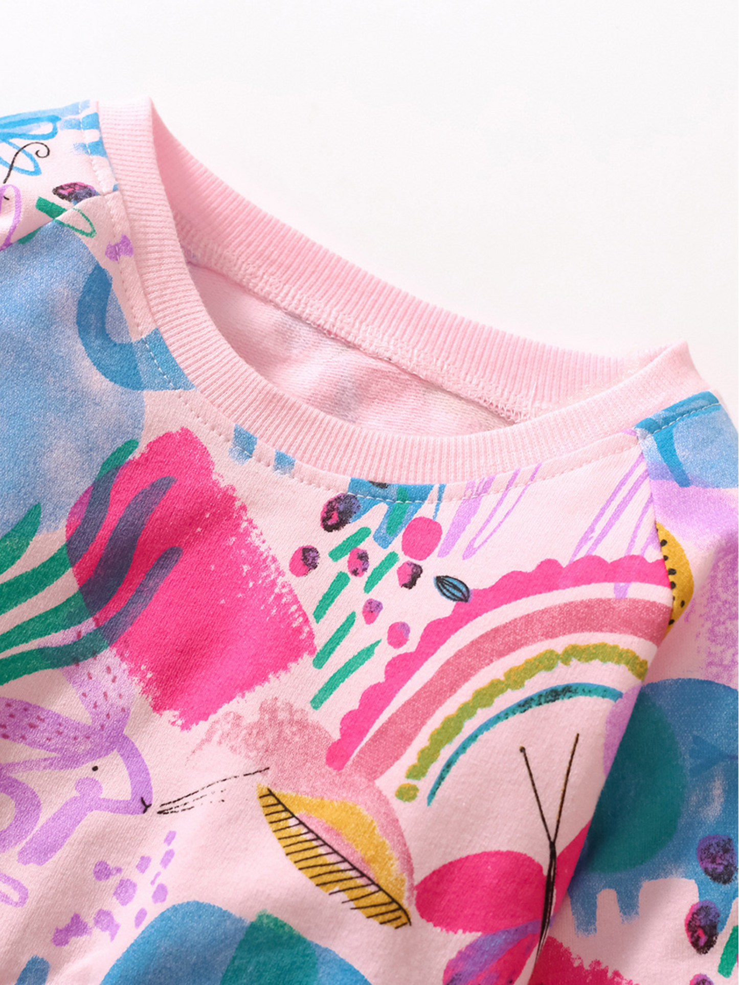 Watercolour jungle dress