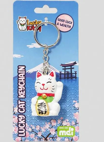 Lucky Cat Keychain