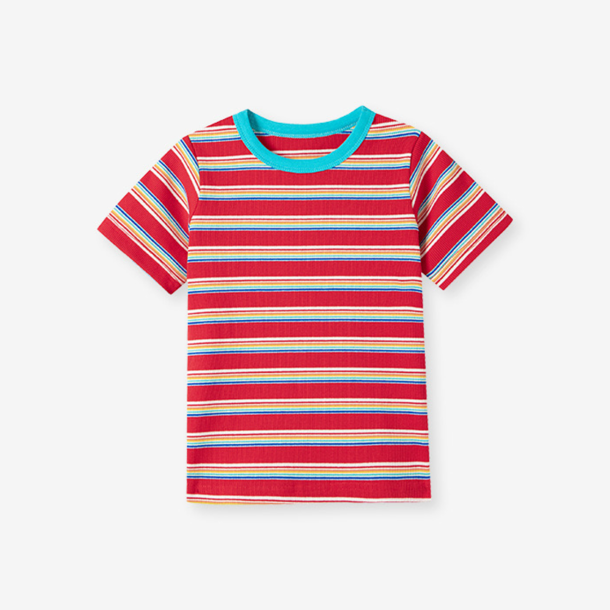 Colour Block Overall and stripe tee Set