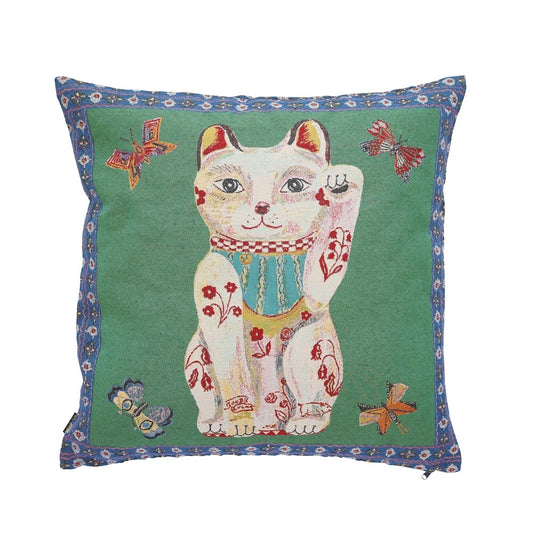 Nathalie Lete Cushion cover lucky cat