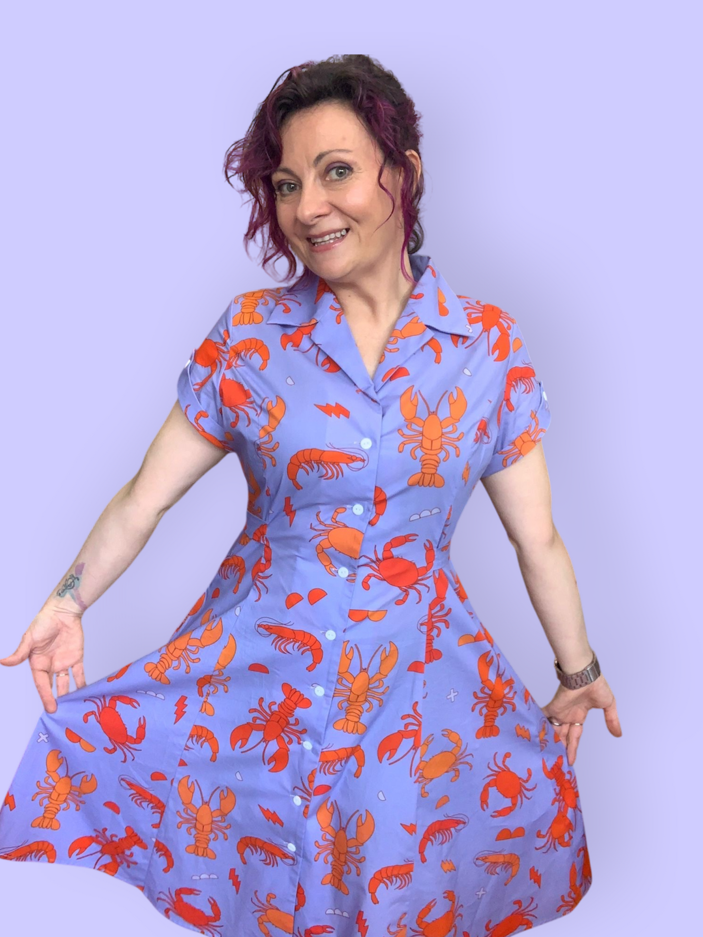 Sweet Temptation Dress - Crustacean 🦞